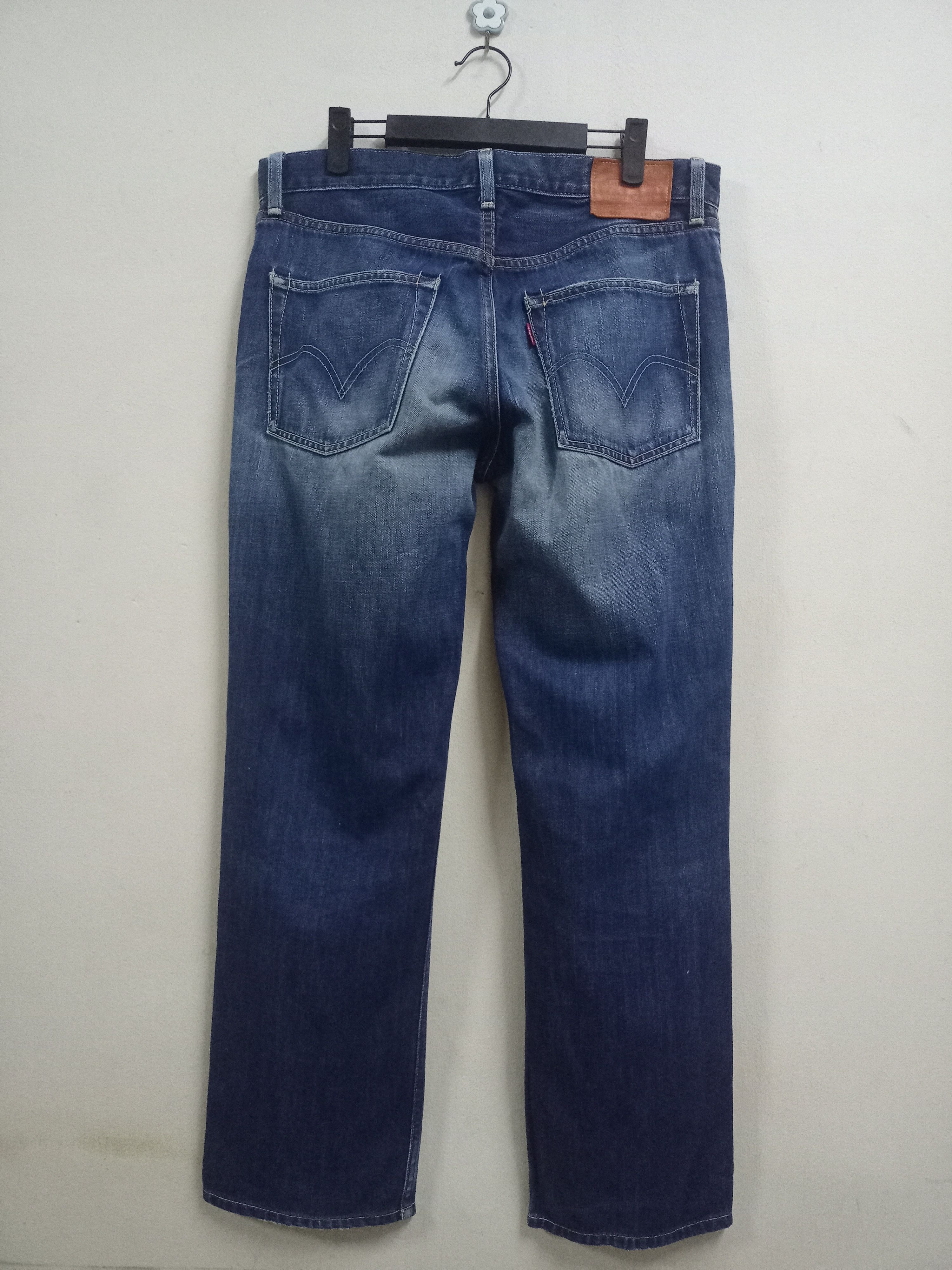 Levi's × Levi's Vintage Clothing Vintage 90s Levis 502 Blue Wash Distressed Baggy Jeans 34x29 Size US 34 / EU 50 - 2 Thumbnail