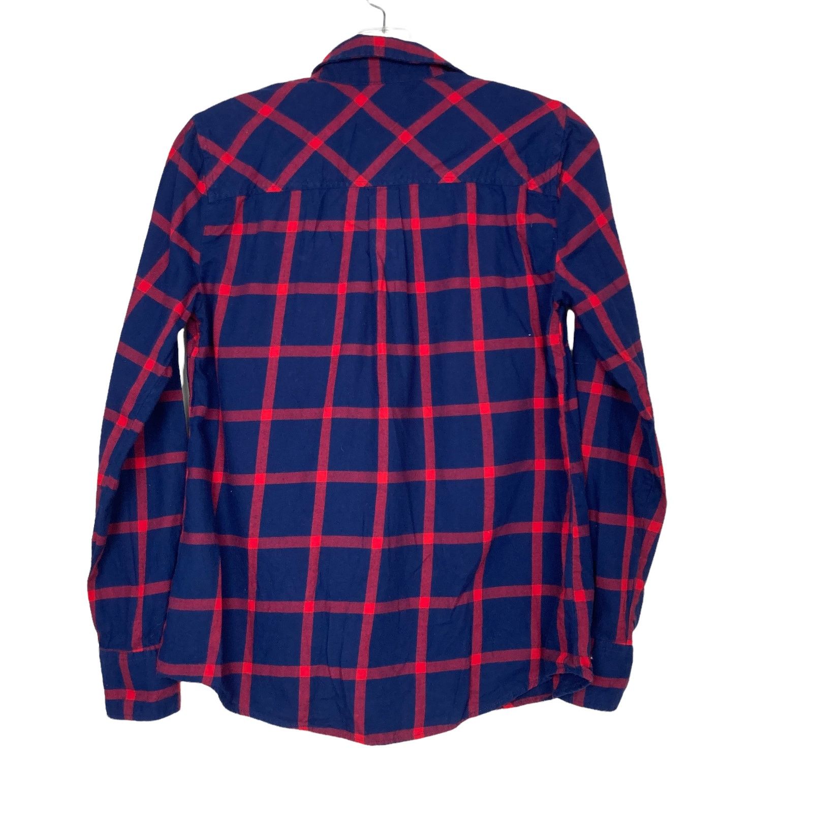 J.Crew J. Crew Blue Red Plaid Long Sleeve Button Down Sz XS Size XS / US 0-2 / IT 36-38 - 5 Thumbnail