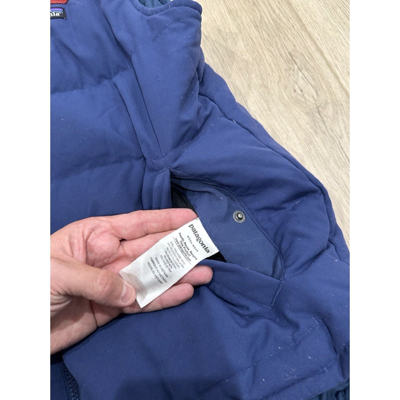 Patagonia Patagonia Bivy Vest Adult Medium Blue Down Reversible Puffer Jacket Outdoor Size US M / EU 48-50 / 2 - 5 Thumbnail