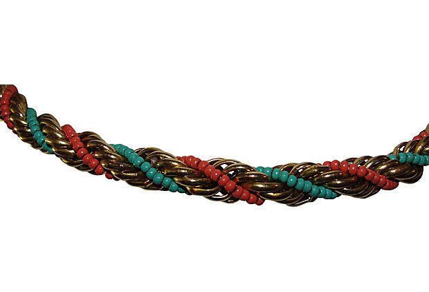 Lanvin Lanvin Twisted Rope Necklace Size ONE SIZE - 2 Thumbnail