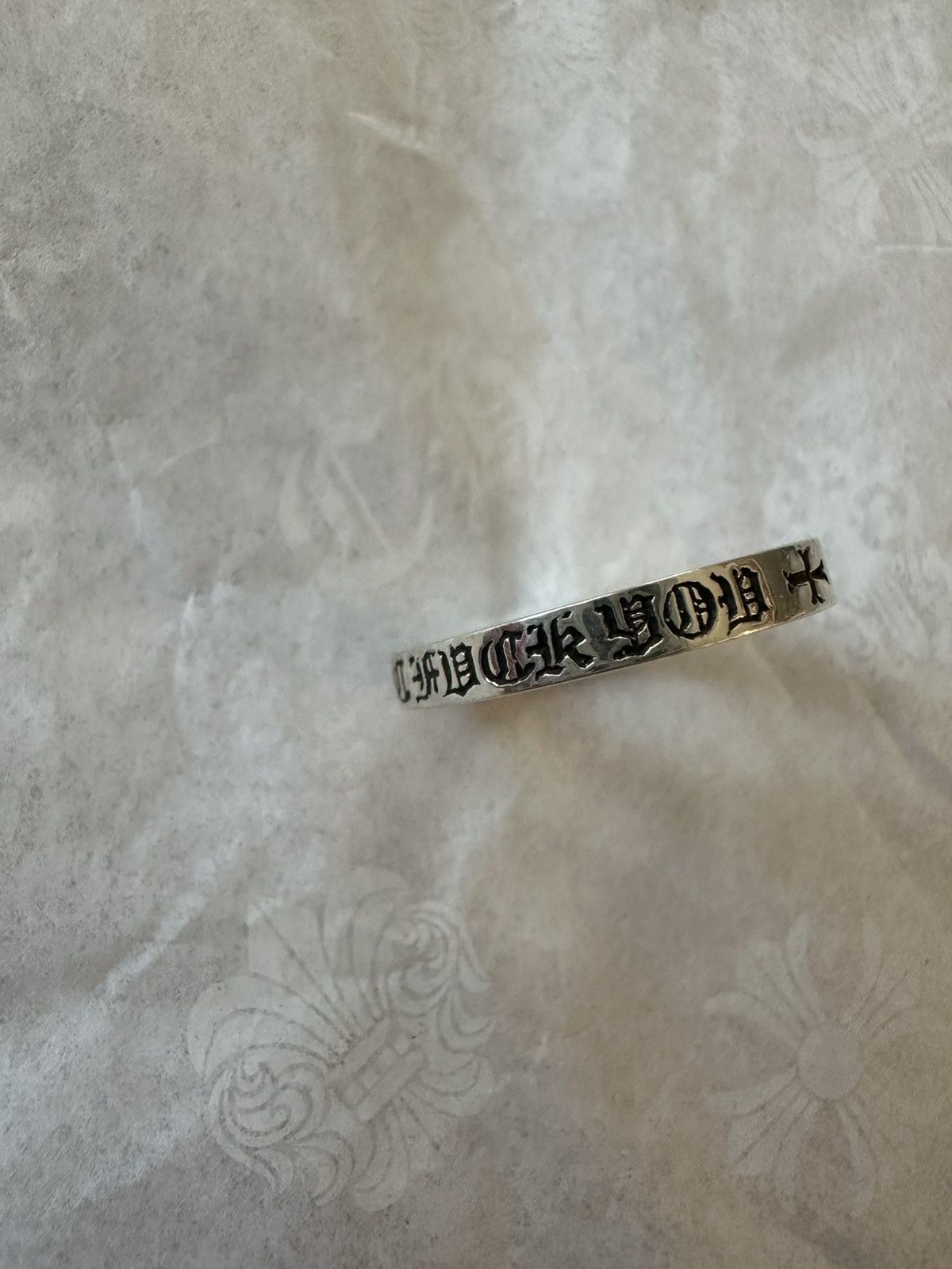 Chrome Hearts Chrome Hearts 3MM Silver Spacer Ring (NYC Exclusive) US7.5 Size ONE SIZE - 4 Thumbnail