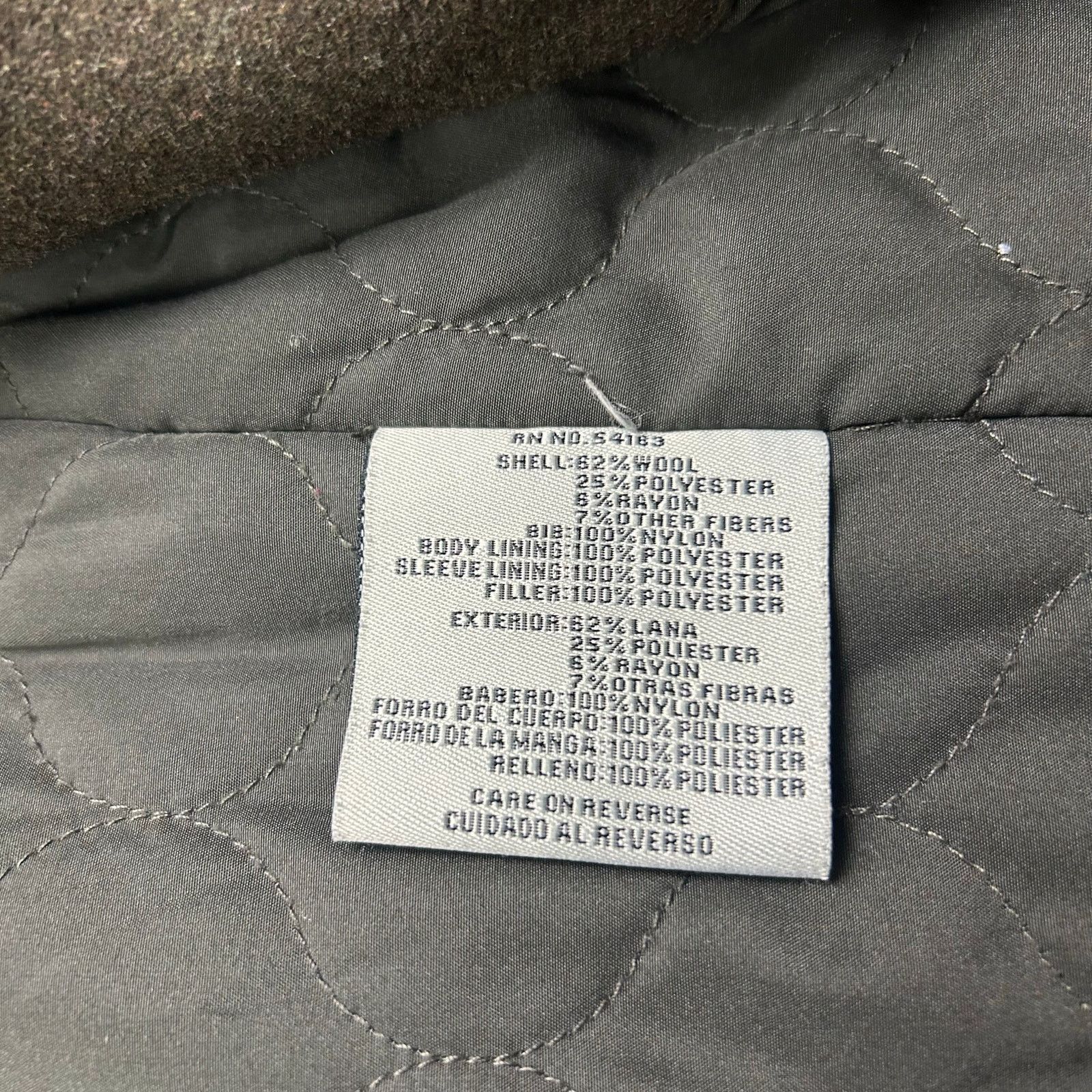Levi's Levi's Wool Blend Peacoat Jacket With Quilted Lining Size US M / EU 48-50 / 2 - 8 Thumbnail