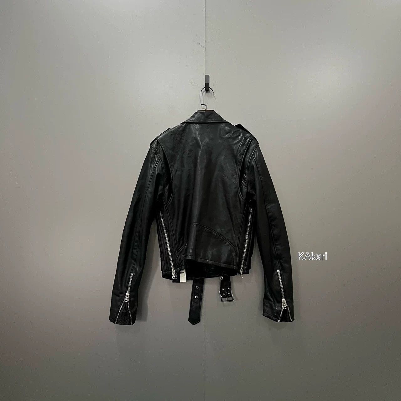 Amiri AMIRI Black Leather Biker Jacket Size US M / EU 48-50 / 2 - 3 Thumbnail