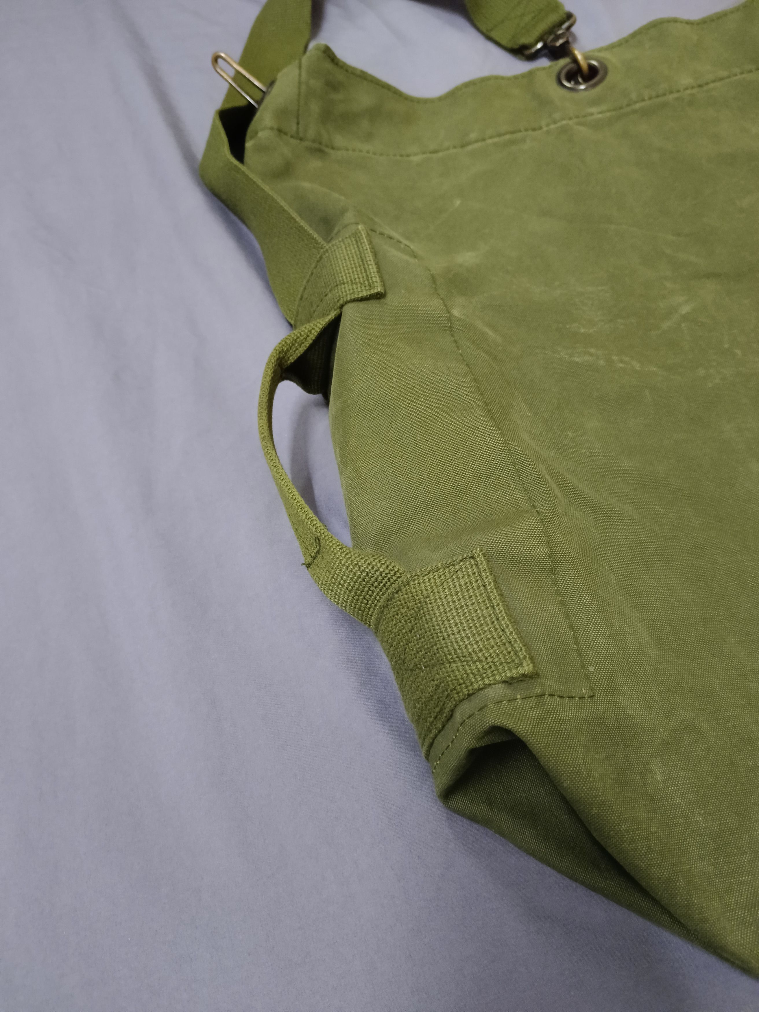 Vintage VINTAGE ARMY DUFFLE 2WAYS Size ONE SIZE - 6 Thumbnail