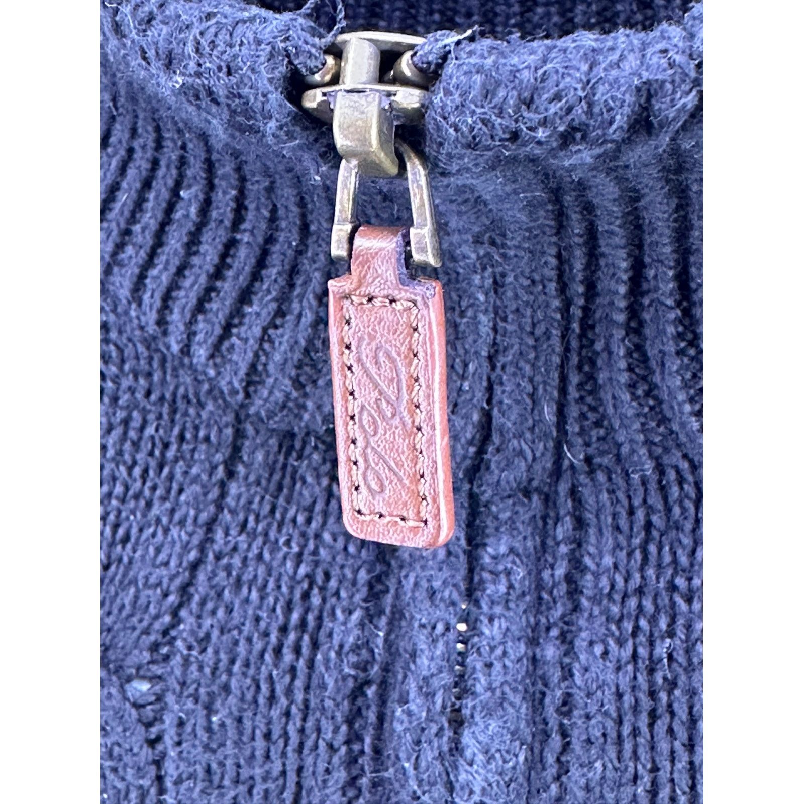Polo Ralph Lauren Polo Ralph Lauren Black Cable Knit 1/4Zip Purple Pony SizeXL Size US XL / EU 56 / 4 - 9 Thumbnail