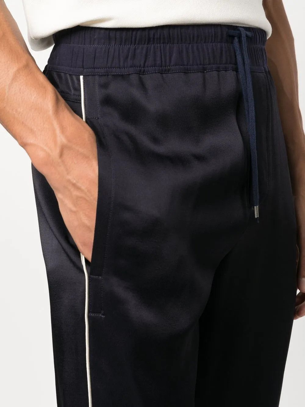 Saint Laurent Paris o1y0325 Jogger & Sweatpant in Midnight Blue Size US 36 / EU 52 - 2 Thumbnail