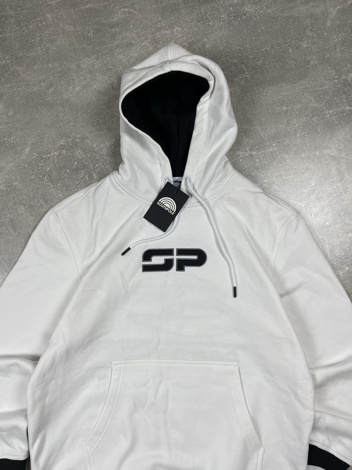 Southpole × Vintage Southpole NWT USA Big Logo White Y2K 00s Vintage Hoodie Size US L / EU 52-54 / 3 - 9 Thumbnail