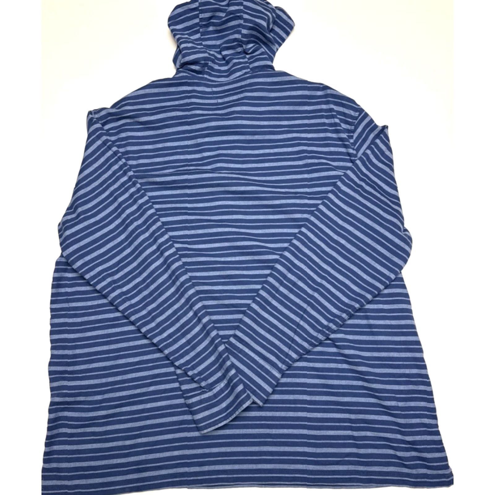 Vineyard Vines VINTAGE Vineyard Vines Striped Cotton Hoodie Shirt 1/4 Button Pullover Mens Size L Blue Hoodie Pullover Mens L Size US L / EU 52-54 / 3 - 3 Thumbnail