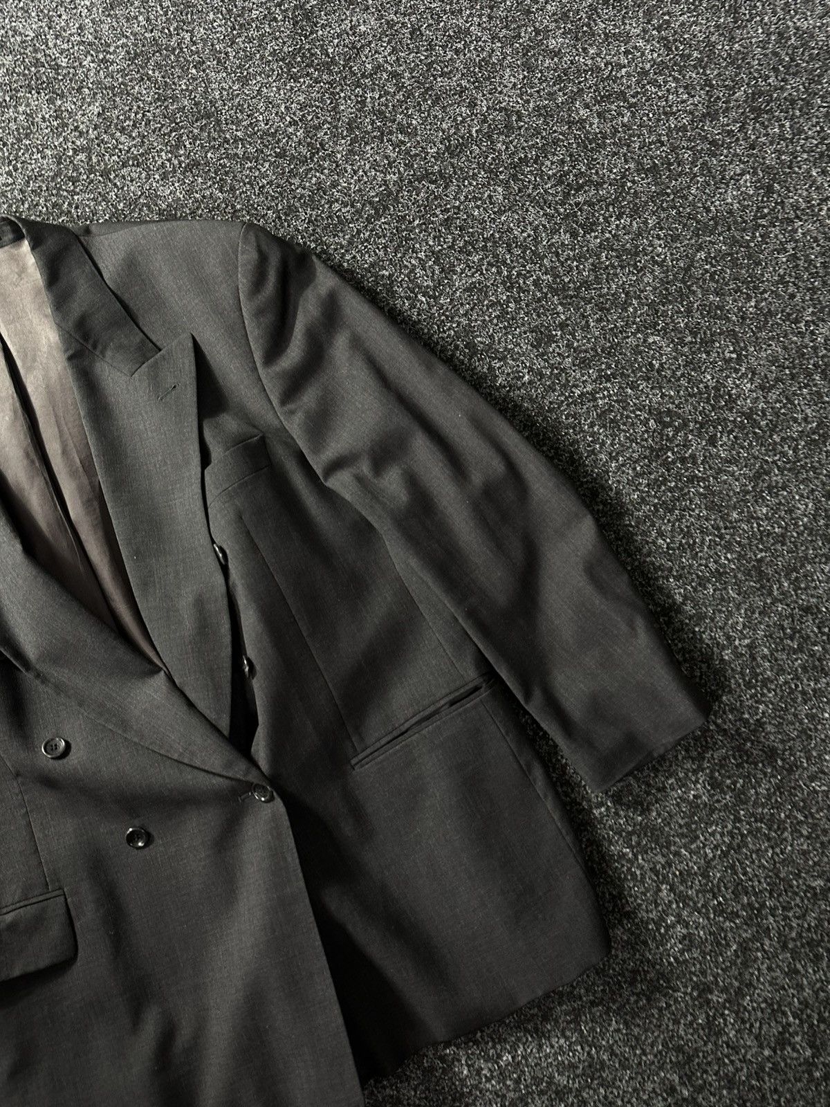 Hugo Boss × Loro Piana × Vintage 🚨 vintage Loro Piana Blazer Hugo Boss Jacket gray 100% lana Size US L / EU 52-54 / 3 - 3 Thumbnail