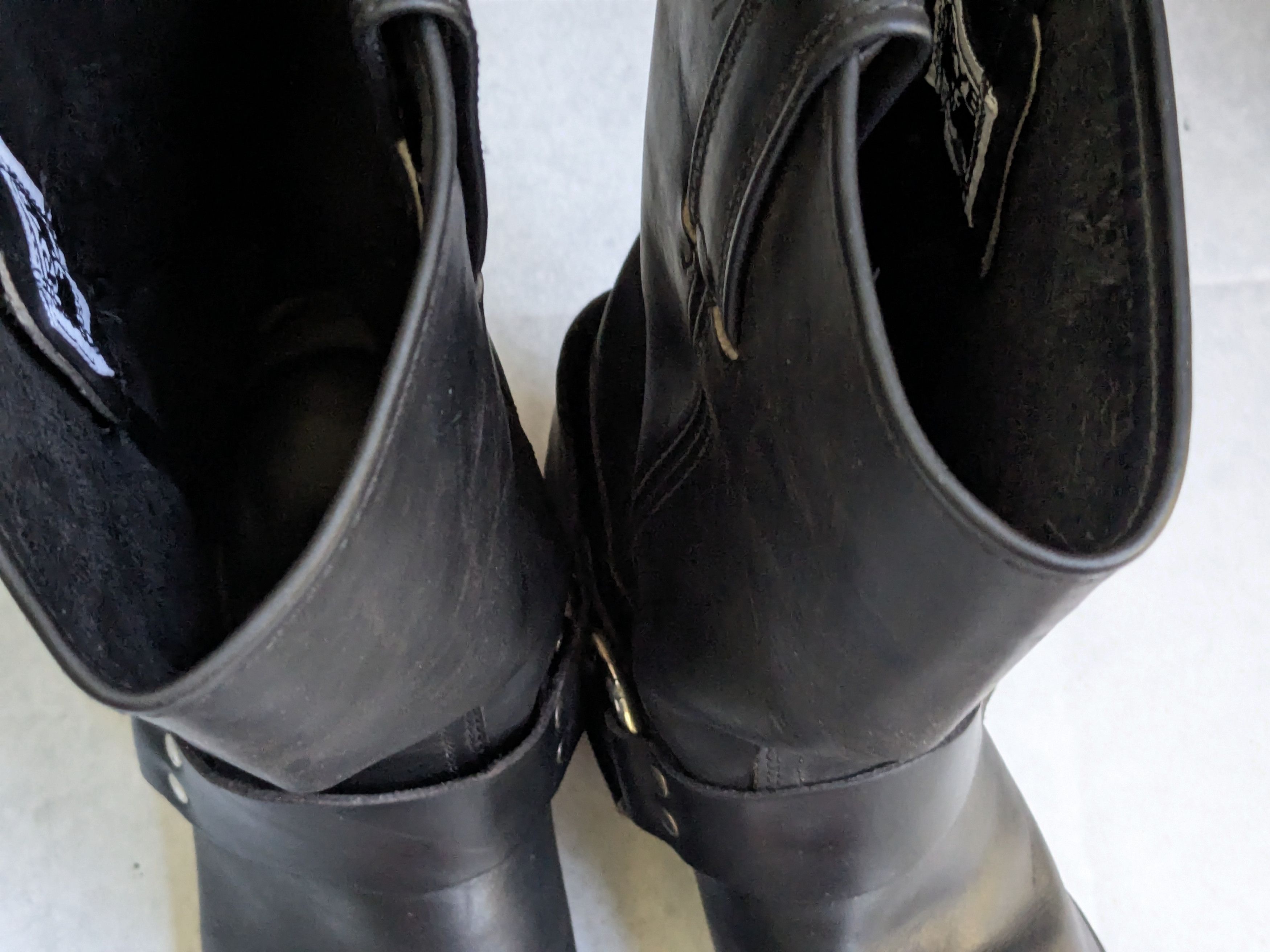 Frye Frye Harness Boots Black Leather 11 M Leather Buckle Size US 11 / EU 44 - 8 Thumbnail