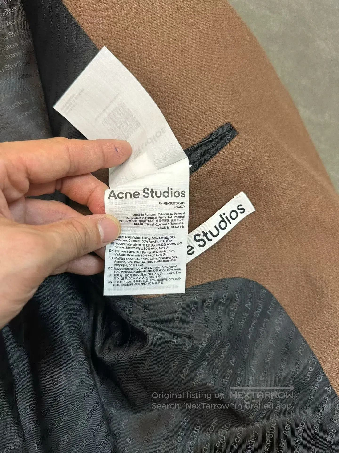 Acne Studios Acne Studios Fitted Suit Jacket. Size US M / EU 48-50 / 2 - 4 Thumbnail