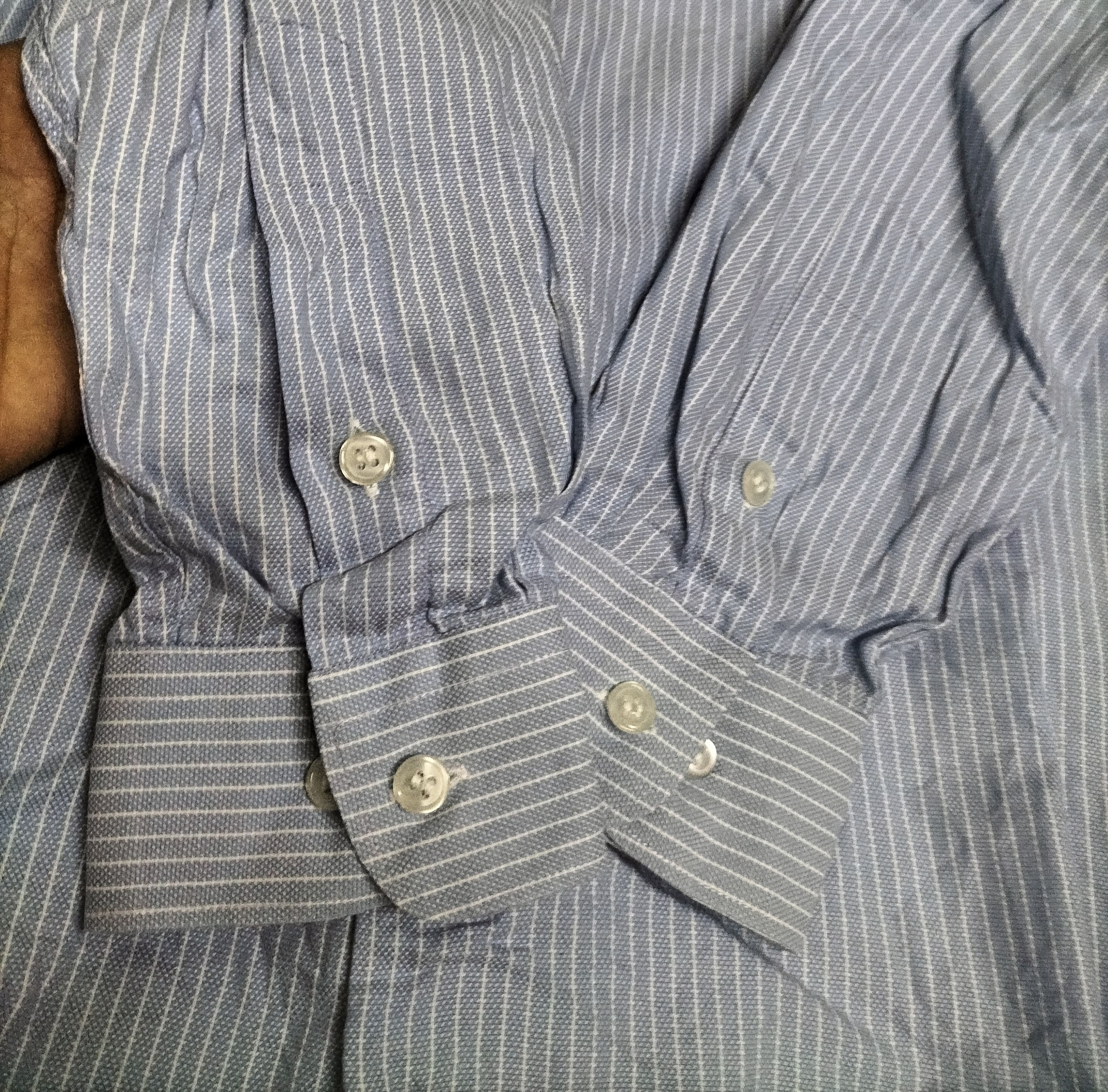 Balenciaga Vintage Balenciaga stripes button up shirt Size US L / EU 52-54 / 3 - 7 Thumbnail