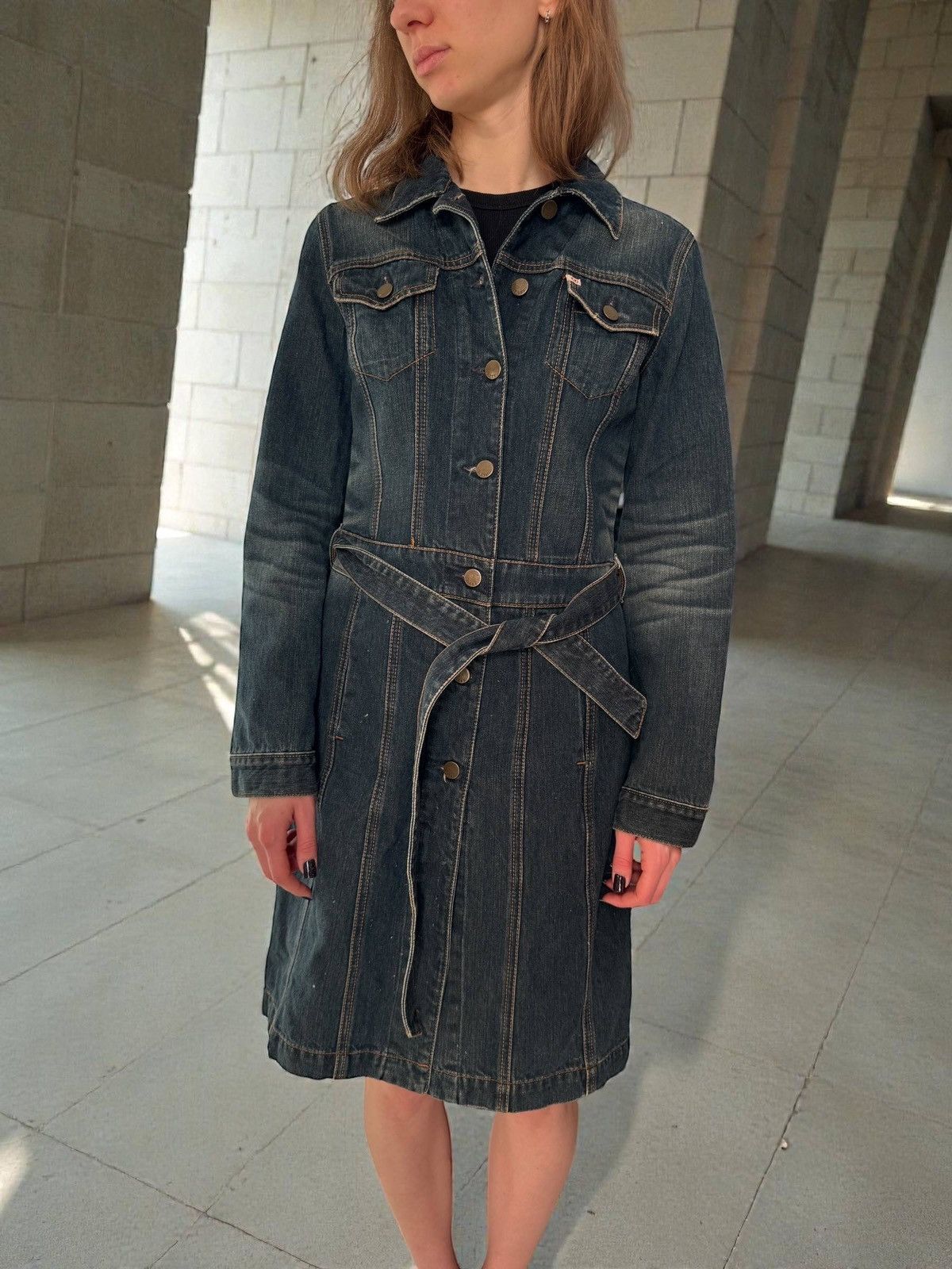 Miss Sixty Miss Sixty Y2K Vintage Denim Coat Size S / US 4 / IT 40 - 1 Thumbnail