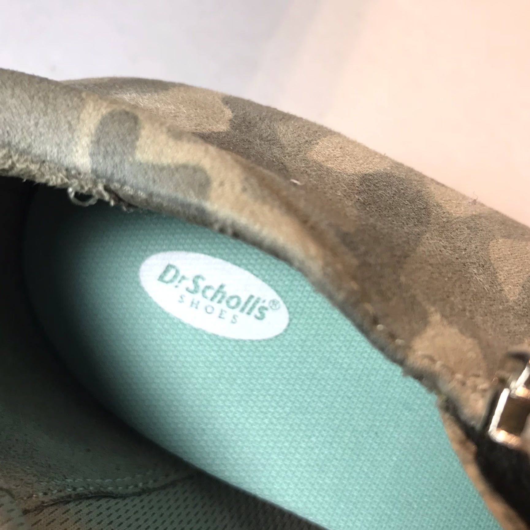 Vintage VINTAGE Dr Scholls Ankle Booties Women’s Size 9.5M Camouflage Camo Round Toe Flat Bootie Size US 9.5 / IT 39.5 - 3 Thumbnail