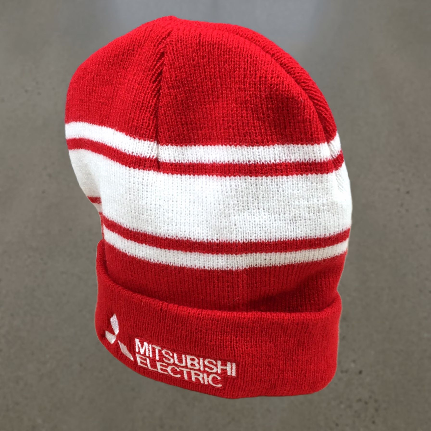 Vintage Mitsubishi Electric Hit Winter Beanie Hat Unisex One Size Adjustable Cuffed Red Size ONE SIZE - 1 Thumbnail
