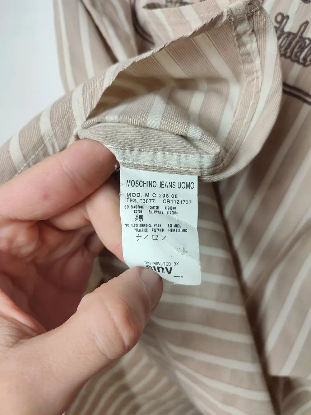 Moschino Moschino striped shirt Size US M / EU 48-50 / 2 - 8 Thumbnail