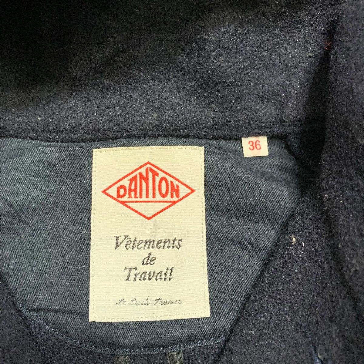Danton Danton Wool Hooded Navy Jacket Size US XS / EU 42 / 0 - 5 Thumbnail
