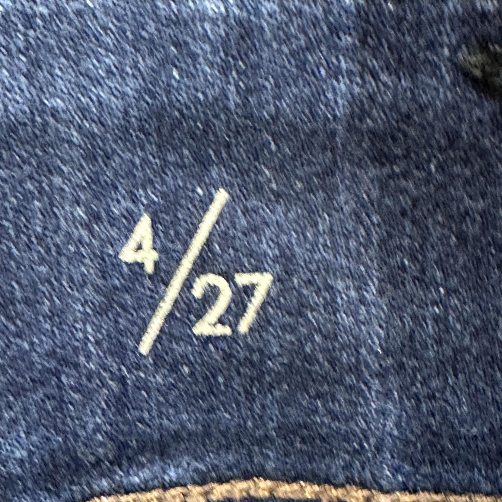 Vintage Liverpool Jeans Women 4/27 Blue Ankle Skinny Stretch Pull On Dark Wash Denim Shirt, haha Size 29" - 5 Thumbnail