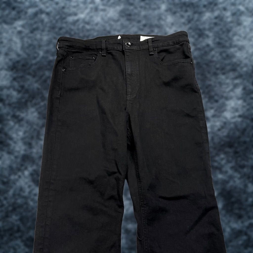 Rag & Bone VINTAGE Rag & Bone Jeans Womens 32 Black Nina High Rise Ankle Flare Stretch Denim Size 24" / US 00 / IT 34 - 1 Thumbnail