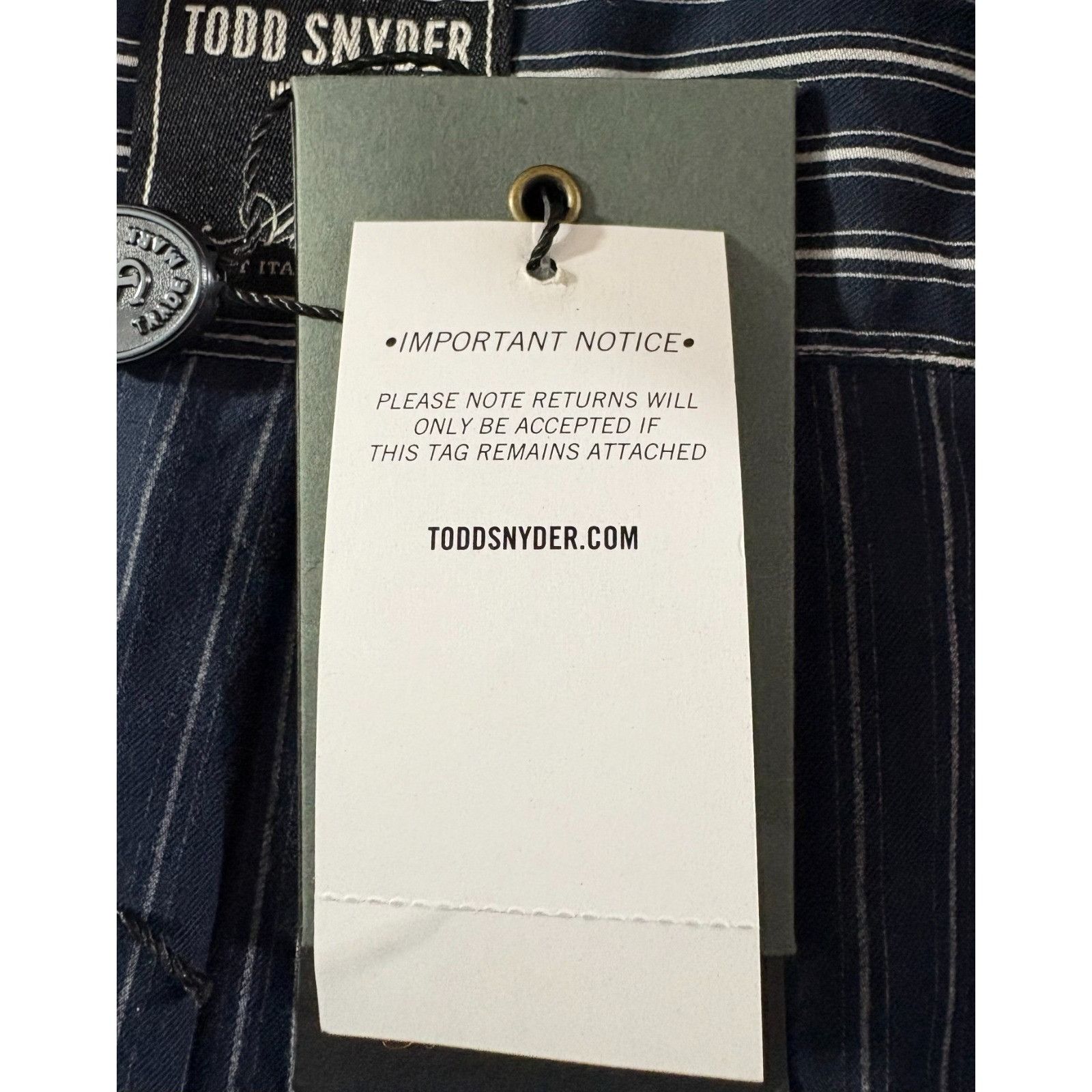 Todd Snyder TODD SNYDER X ALBINI Finest Italian Fabric striped Shirt siz Size US M / EU 48-50 / 2 - 4 Thumbnail
