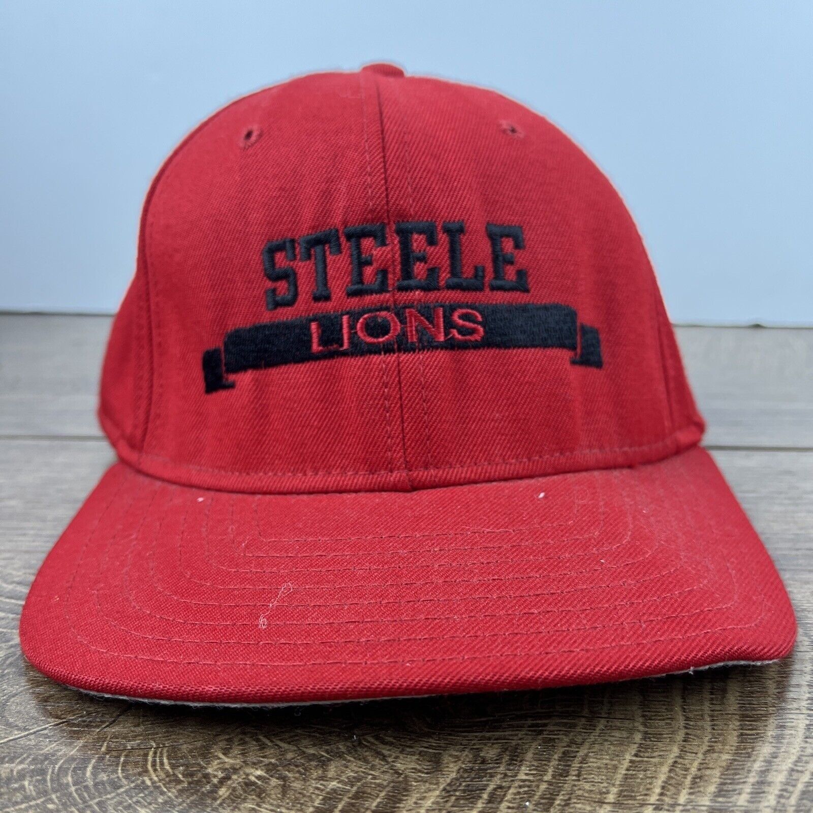 Other Steele Lions Hat Steele Red Hat Adjustable Adult Size Hat Re Size ONE SIZE - 2 Thumbnail