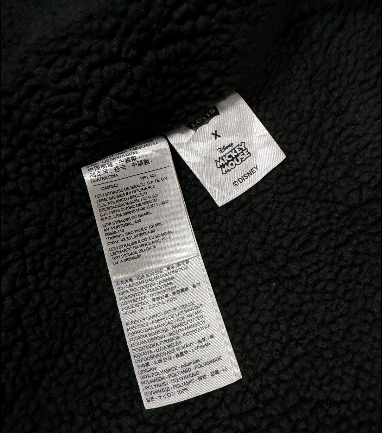 Fragment Design × Levi's Levis Mickey Mouse disney sherpa jacket Size US S / EU 44-46 / 1 - 6 Thumbnail