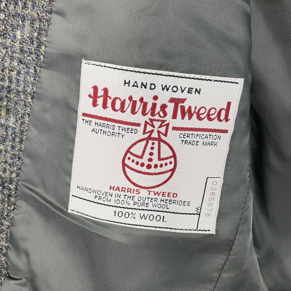 Harris Tweed 📌Vintage Wool Jacket Harris Tweed Herringbone Size US M / EU 48-50 / 2 - 18 Thumbnail