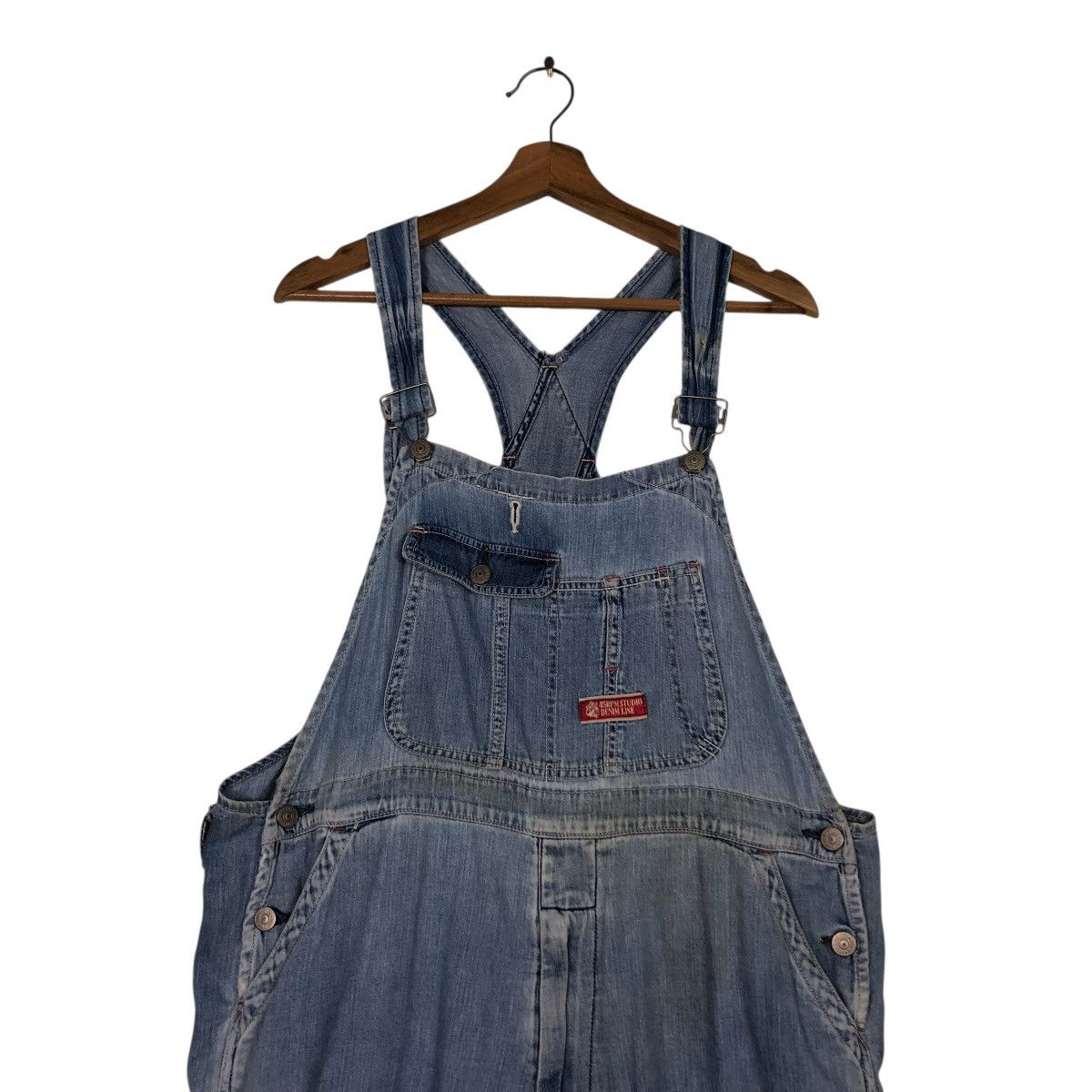 45rpm 🔥VINTAGE CHORE WORK DENIM INDIGO JUMPSUIT 45RPM BONDAGE Size US 38 / EU 54 - 3 Thumbnail
