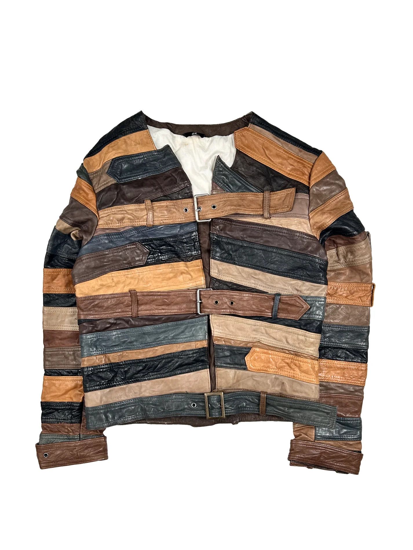 Maison Margiela AW2012 Leather Belted Jacket Size US M / EU 48-50 / 2 - 1 Thumbnail