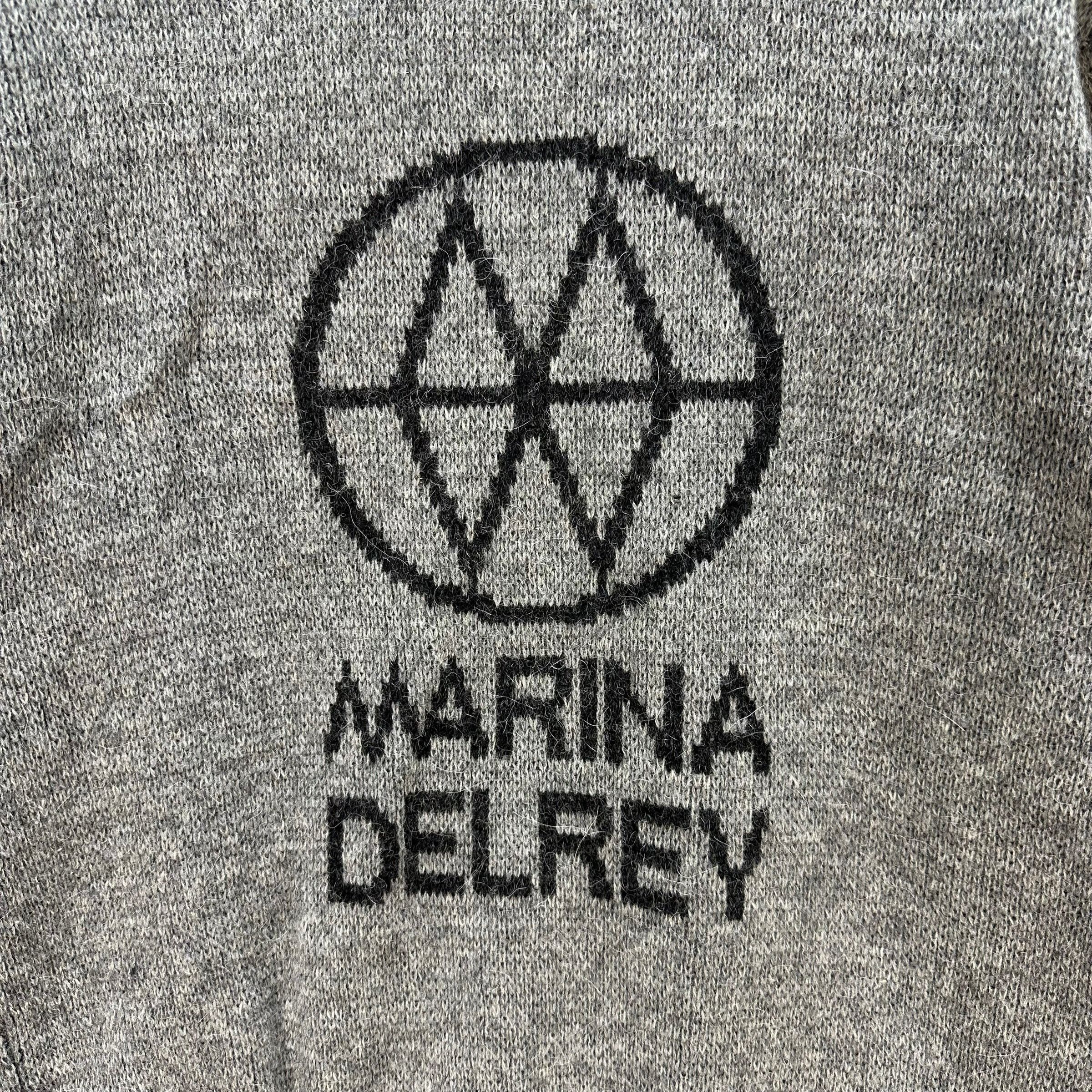 Vintage MARINA DELREY Big Logo Knitted Crewneck Sweatshirt #A4-0100 Size M / US 6-8 / IT 42-44 - 3 Thumbnail