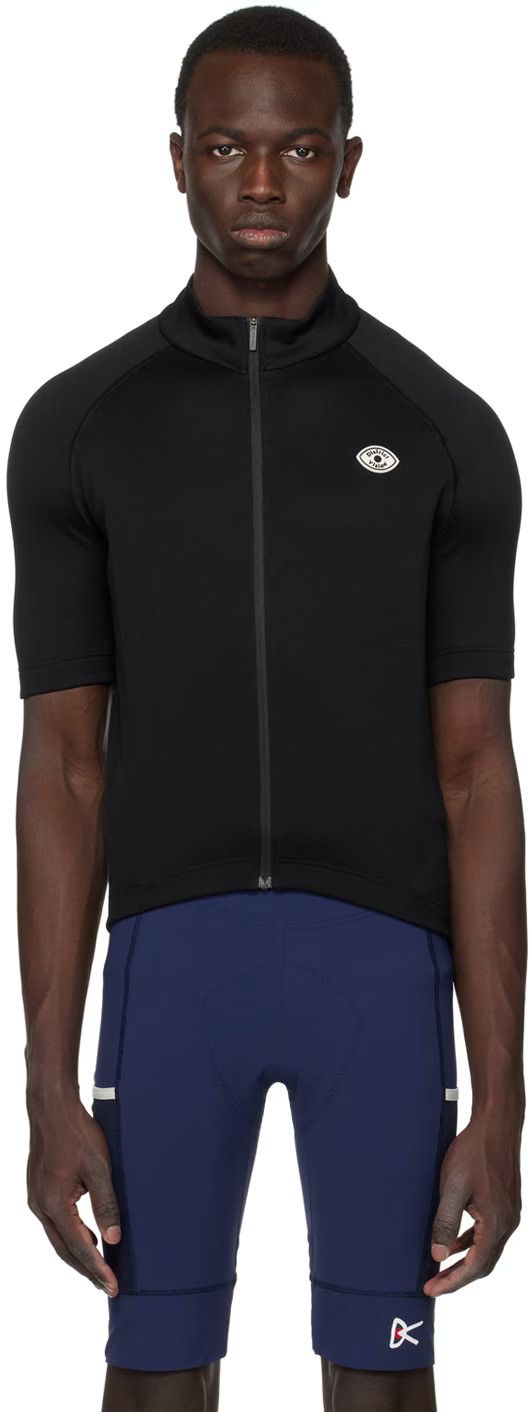 image of District Vision Sportswool Merion Ss in Black, Men's (Size Large)