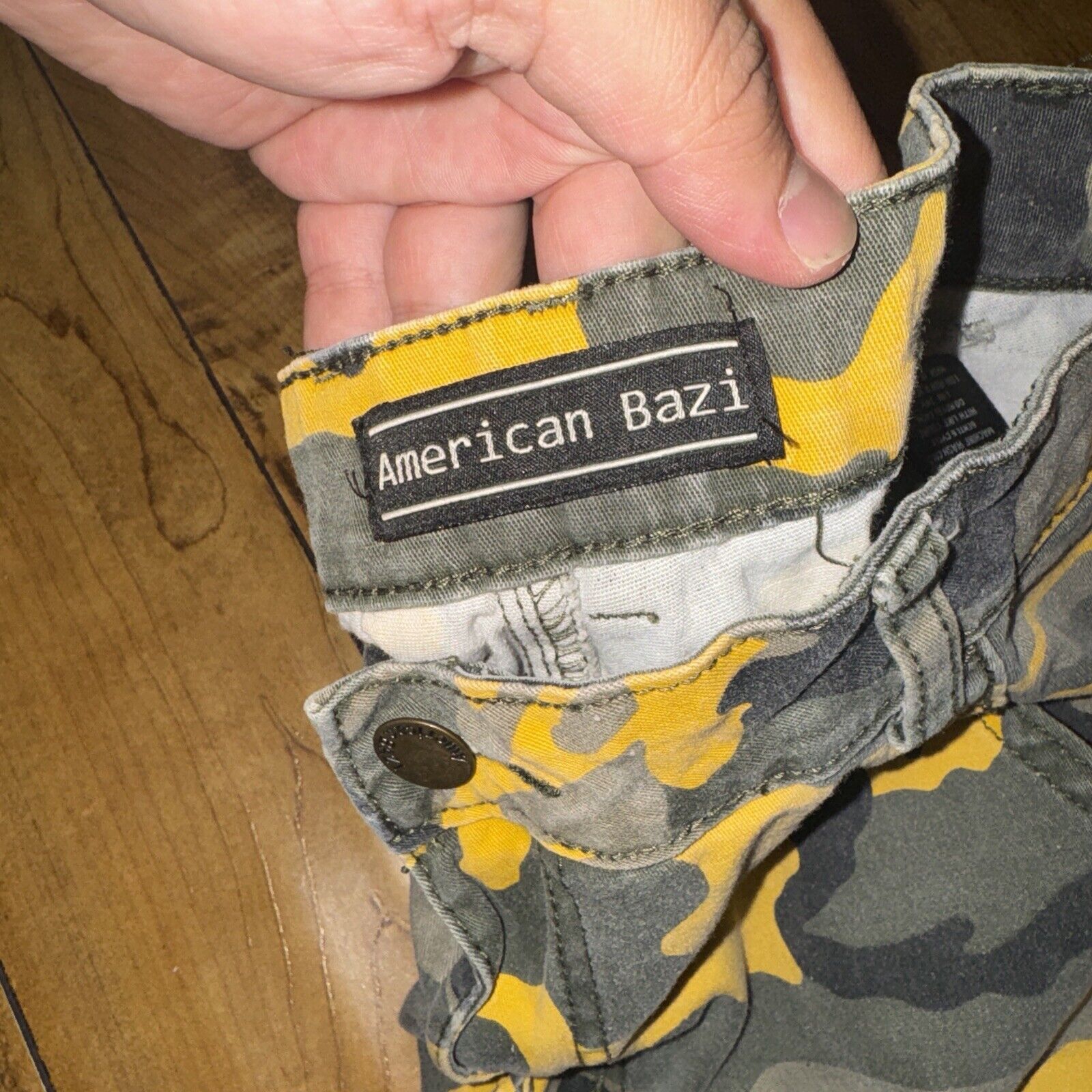Japanese Brand American Bazi Women’s Camo Jogger Pants 28x30 Green Size 28" / US 6 / IT 42 - 3 Thumbnail
