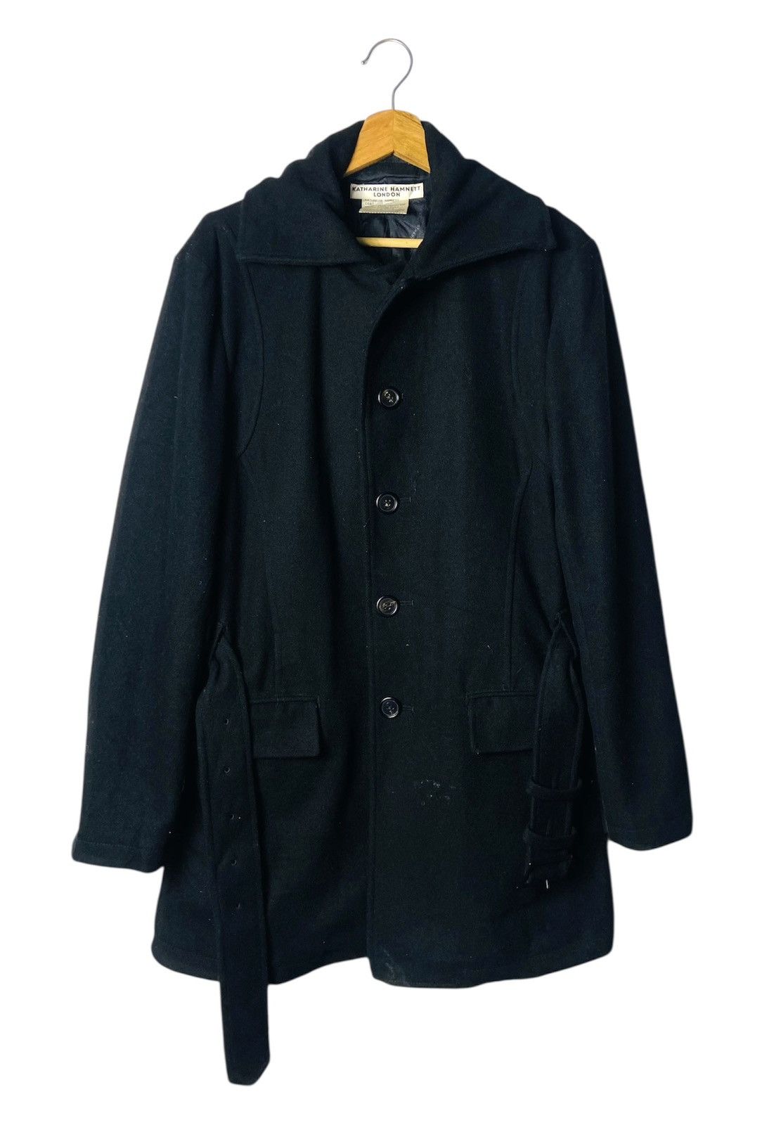 Katharine Hamnett London Wool Jacket with Belt