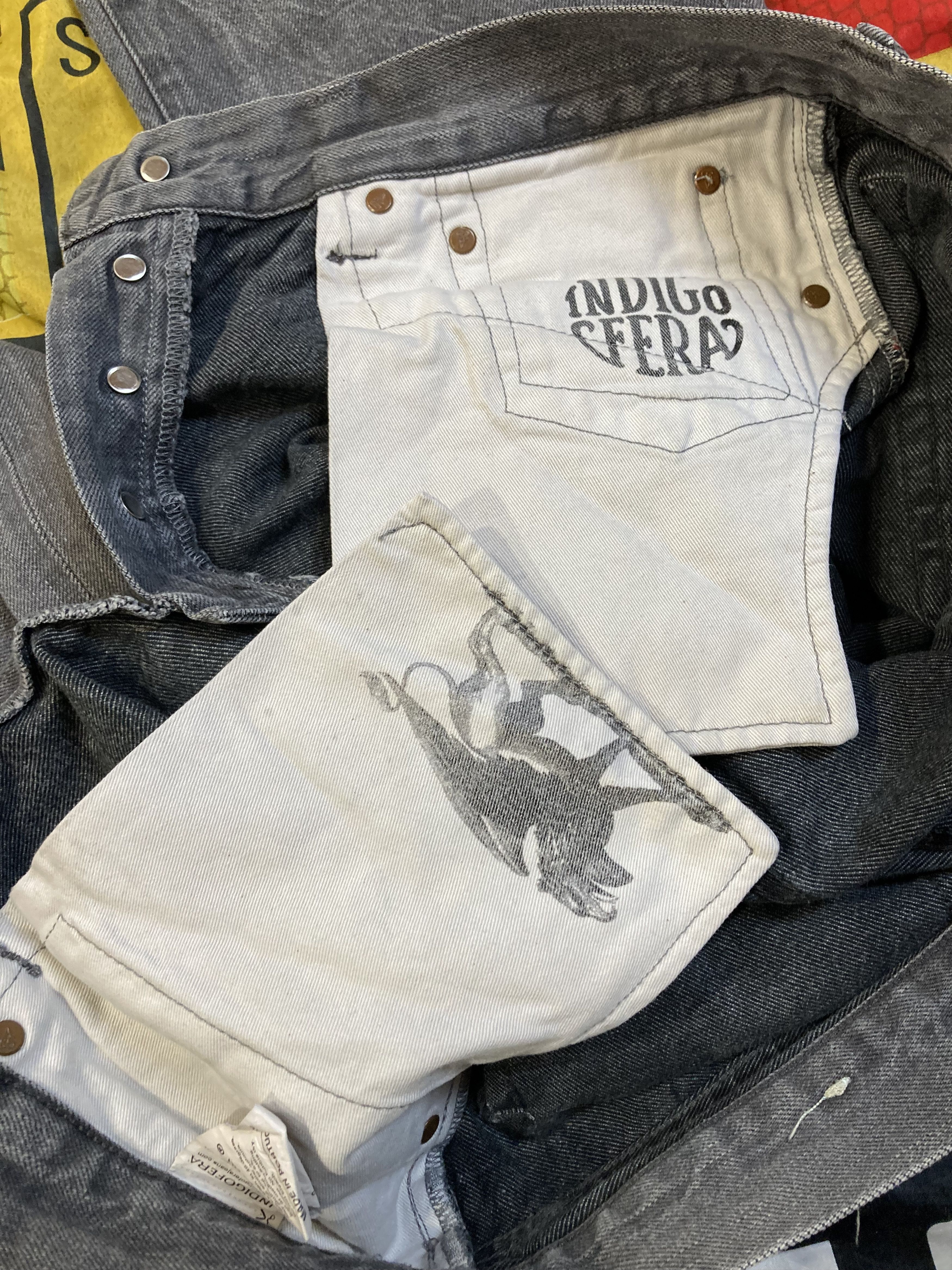Indigofera Indigofera Ray Jeans Gray Selvedge Denim Size US 34 / EU 50 - 5 Thumbnail