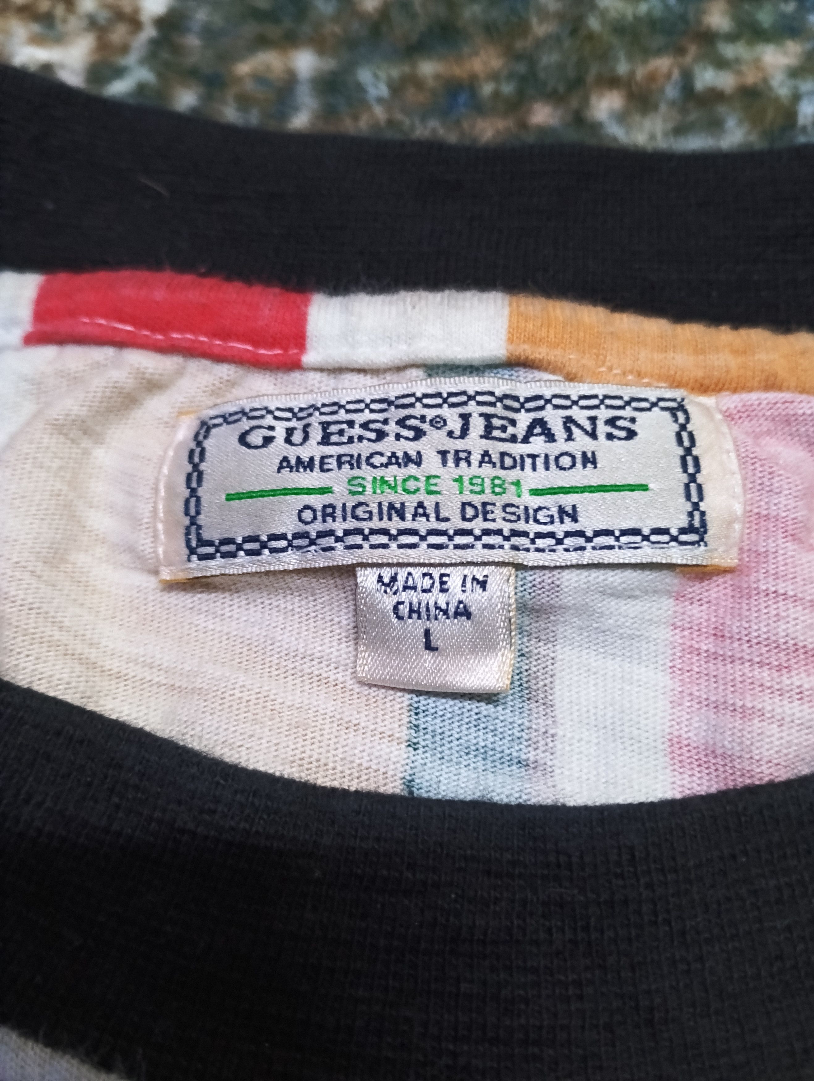 A$AP Rocky × Guess × Rap Tees Vintage 90's guess stripe asap rocky tees Size US L / EU 52-54 / 3 - 4 Thumbnail