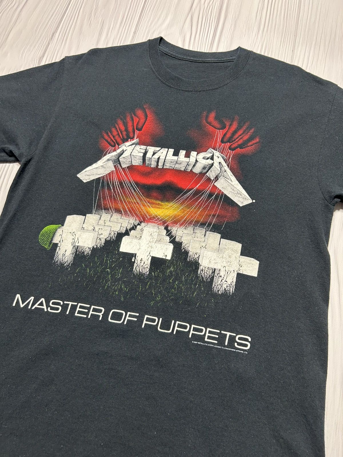 Band Tees Vintage Metallica Master Of Puppets 2007 Tour T-Shirt Size US S / EU 44-46 / 1 - 5 Thumbnail