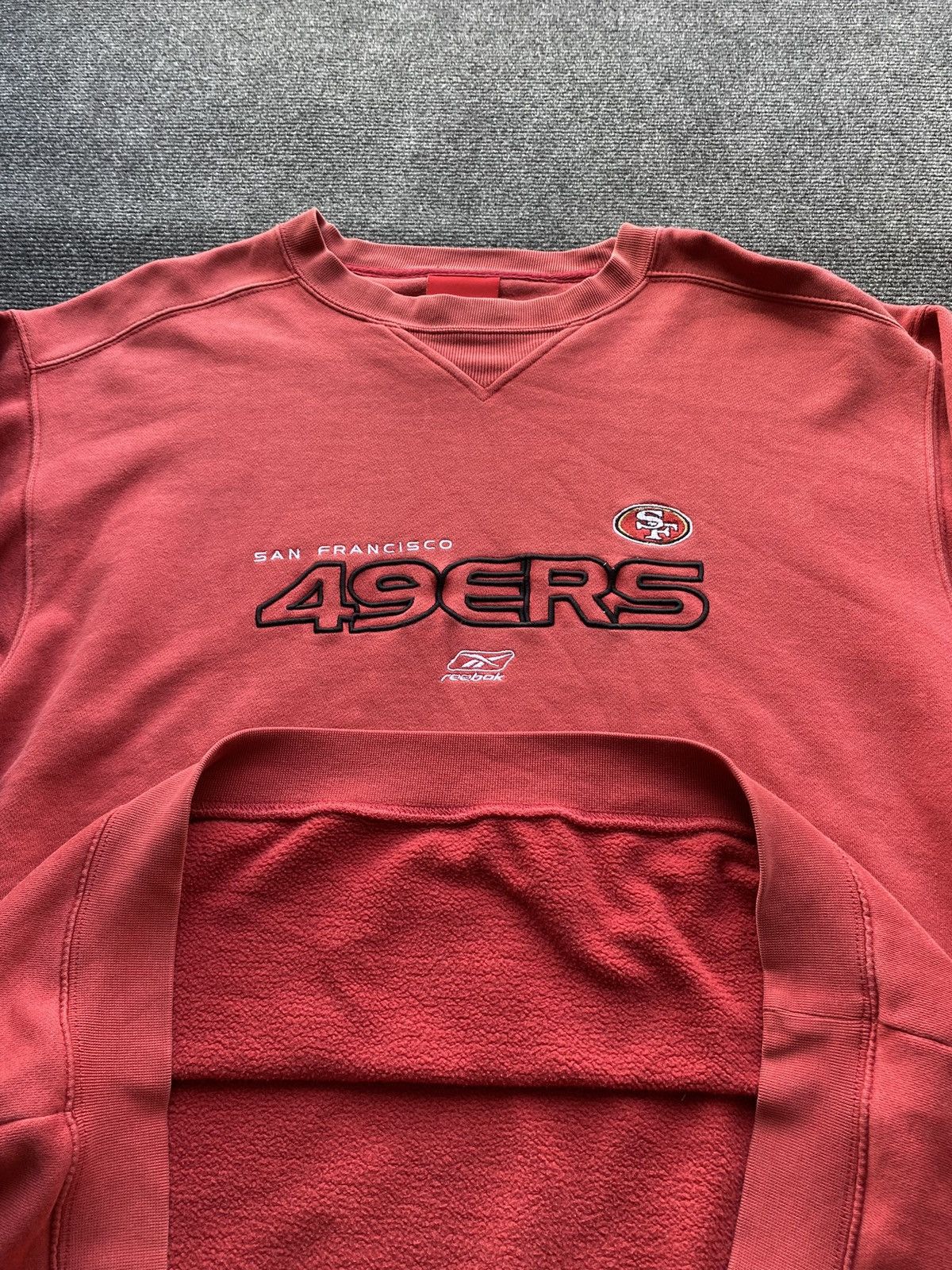 Reebok 🔥Reebok 49ers San Francisco Red Sweatshirt Size US M / EU 48-50 / 2 - 2 Thumbnail