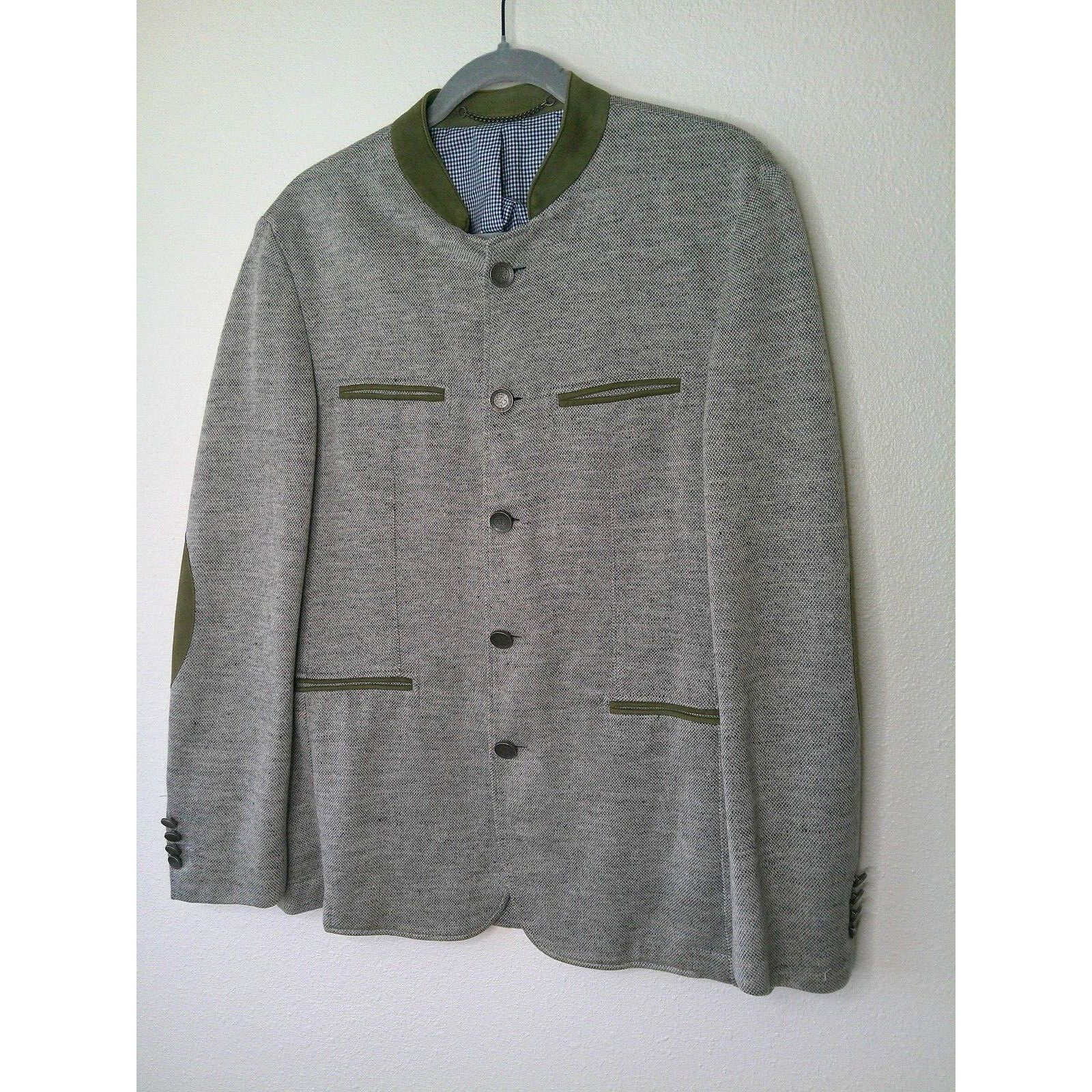 Other Windsor Blue Tweed Sage Green Suede Trim Jacket 46 Size US S / EU 44-46 / 1 - 1 Thumbnail