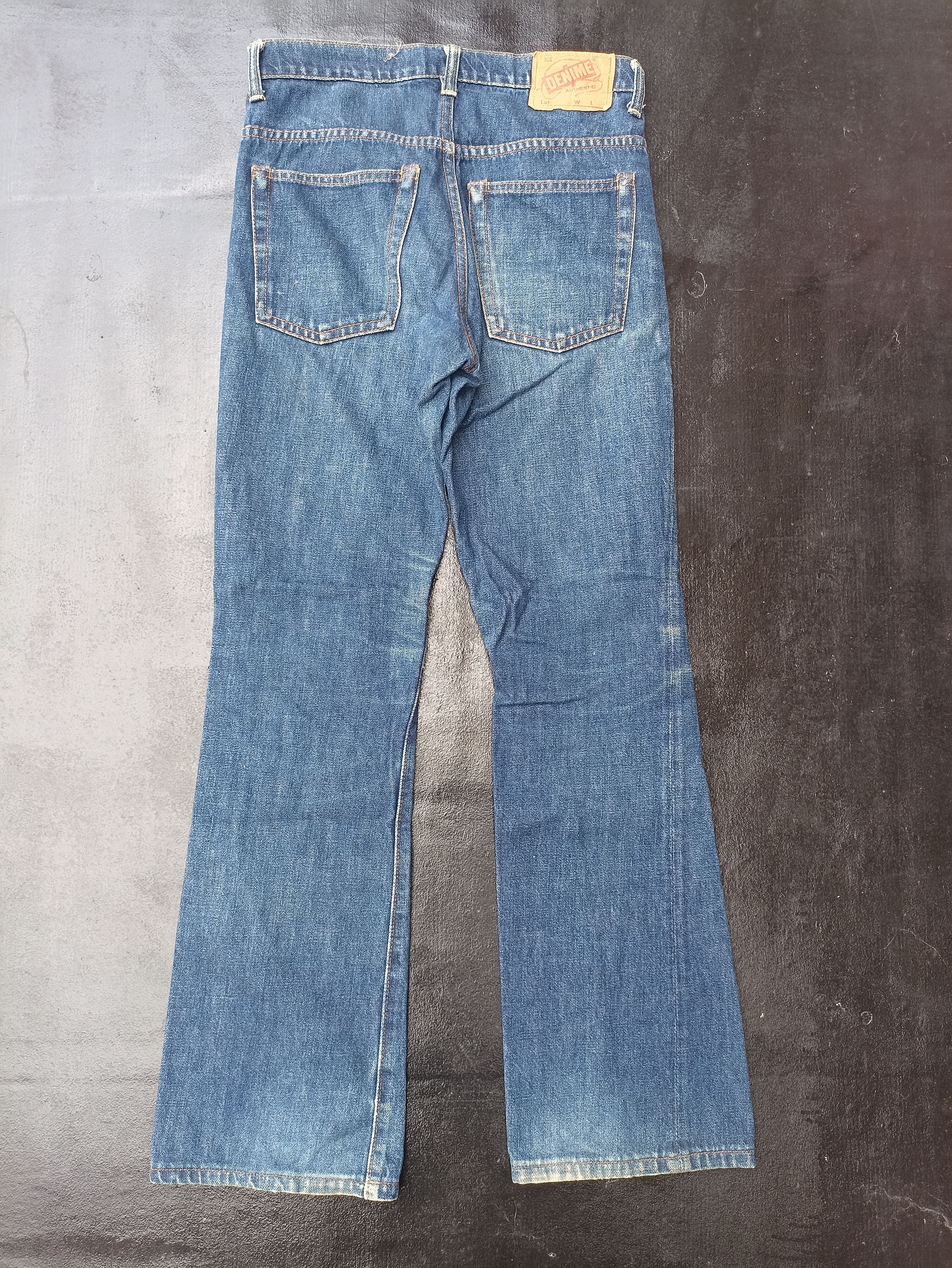 Denime Vintage Denime jeans boot cut flared Japanese designer Size US 29 - 7 Thumbnail