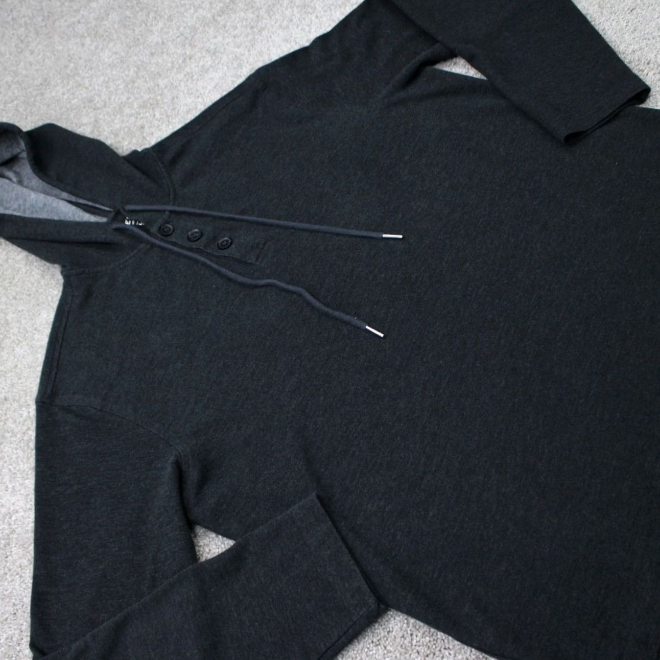 Mizzen+Main Mizzen+Main Hoodie Mens 2XL Gray Henley Hoodie Sweatshirt Regular Size Gray Size US XXL / EU 58 / 5 - 6 Thumbnail