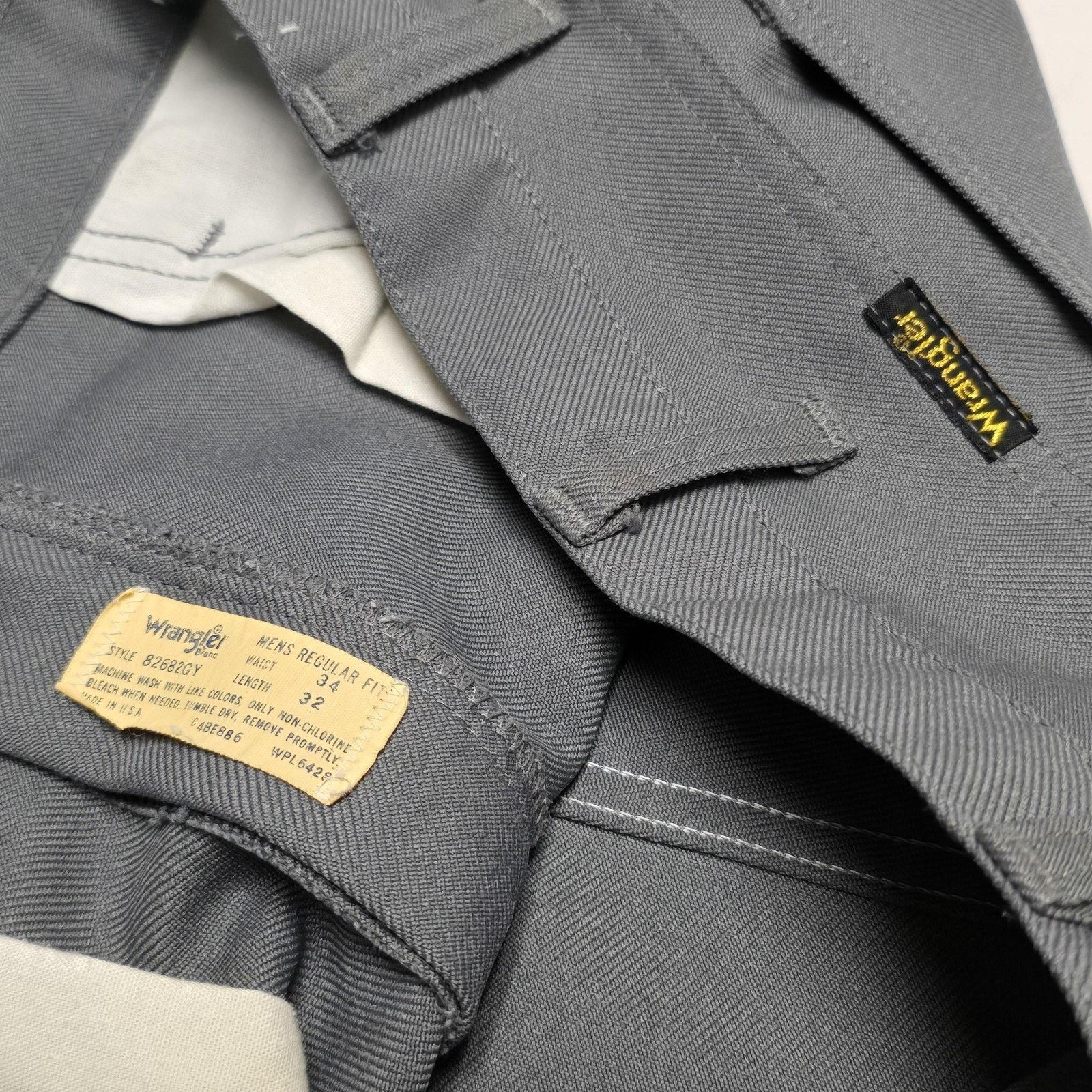 Vintage × Wrangler Vintage Wrangler Pants 34x32 Regular Fit Rockabilly Retro Size US 34 / EU 50 - 2 Thumbnail