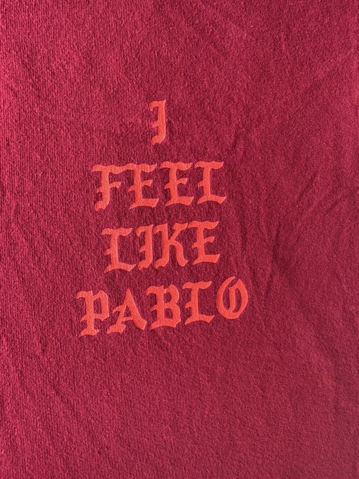Gildan Life of Pablo Album T-Shirt Dark Red Size US M / EU 48-50 / 2 - 2 Thumbnail