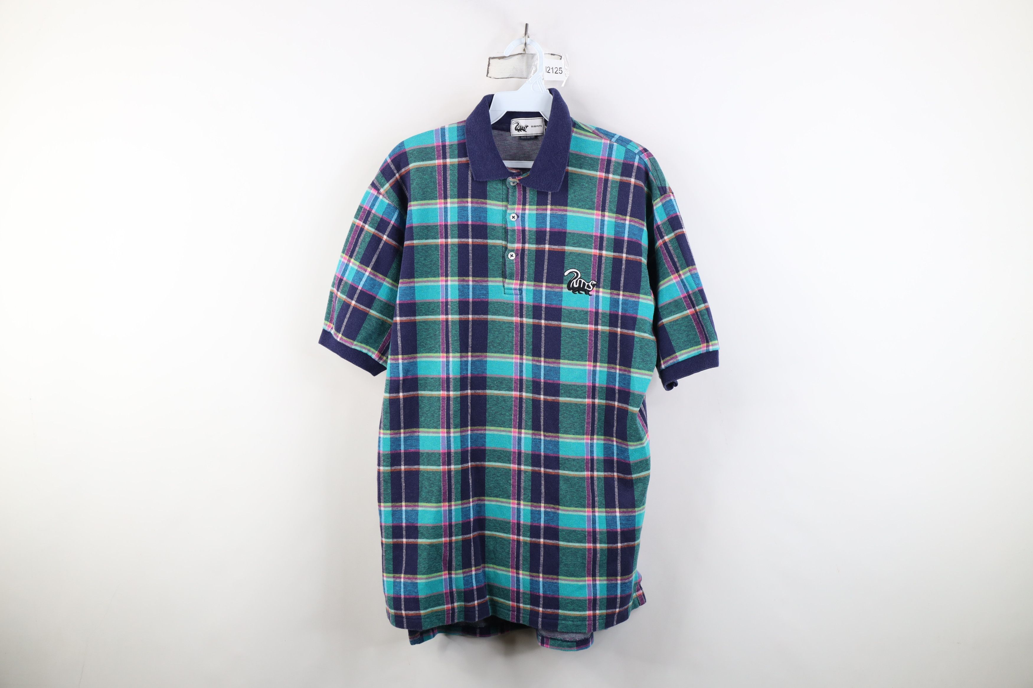 Vintage Vintage Streetwear Rainbow Knit Skunk Golf Polo Shirt USA Size US M / EU 48-50 / 2 - 1 Thumbnail
