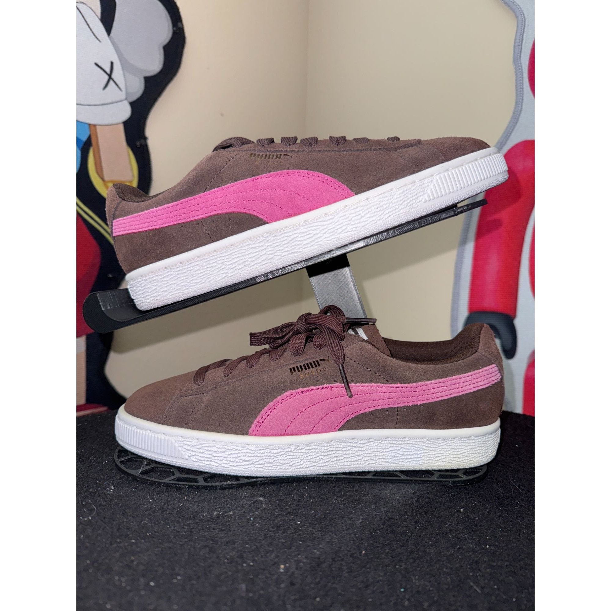 Puma Puma Suede Classic Mole Magenta Haze Women's Sneakers - Brow Size US 8 / IT 38 - 2 Thumbnail