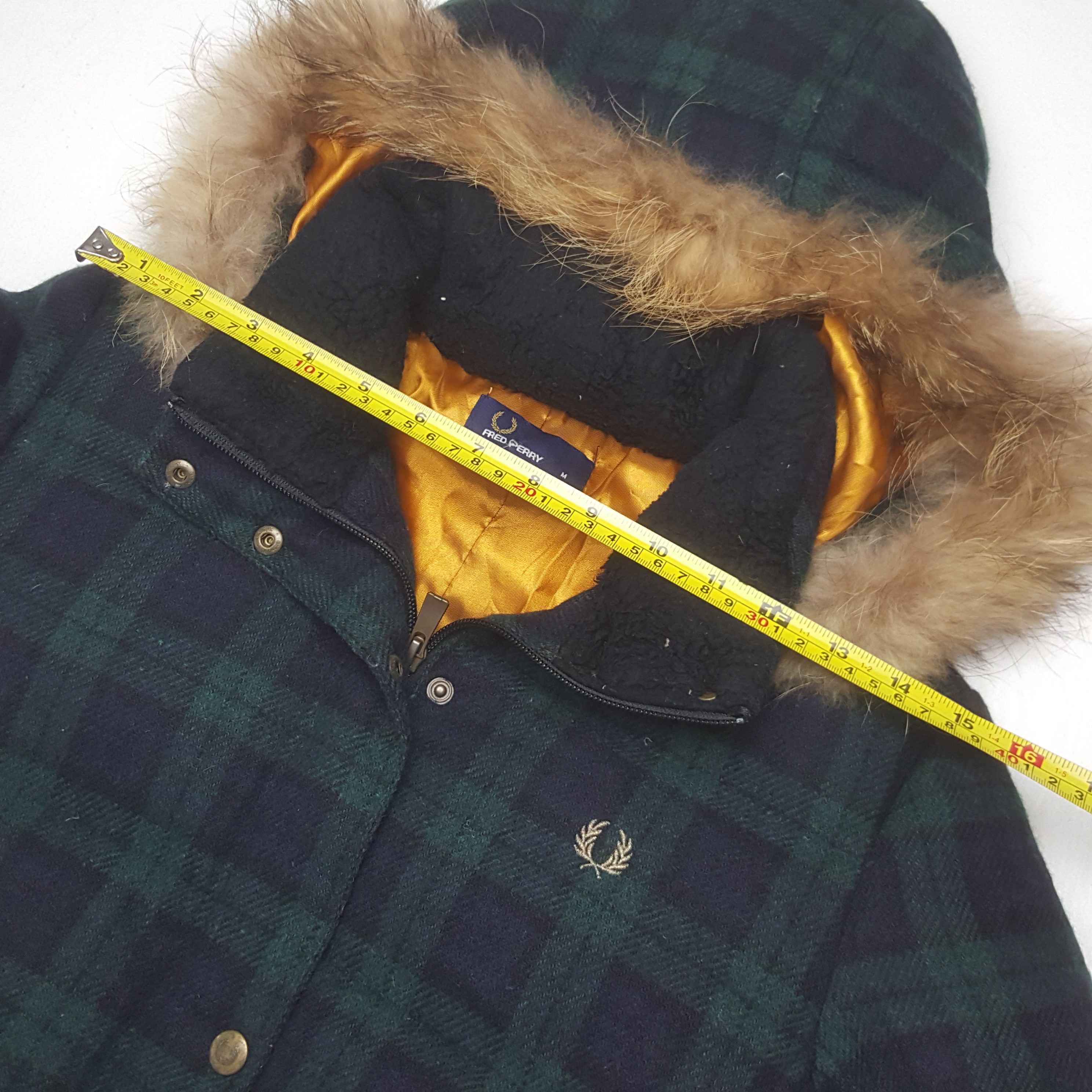 Fred Perry Vintage Fred Perry Wool Winter Hoodies Jacket C310N16 Size US XS / EU 42 / 0 - 5 Thumbnail