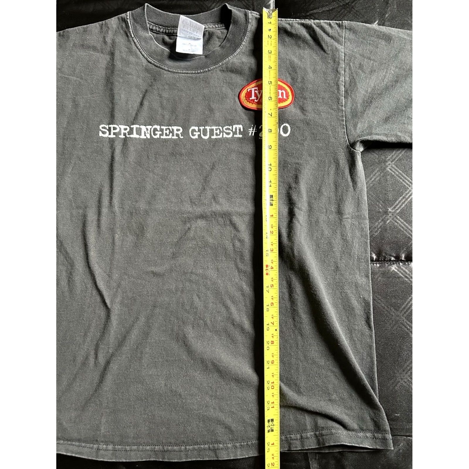 Gildan VINTAGE Jerry Springer Guest #200 Shirt TV Show Black Adult Medium Tyson Sponsor Size US M / EU 48-50 / 2 - 5 Thumbnail