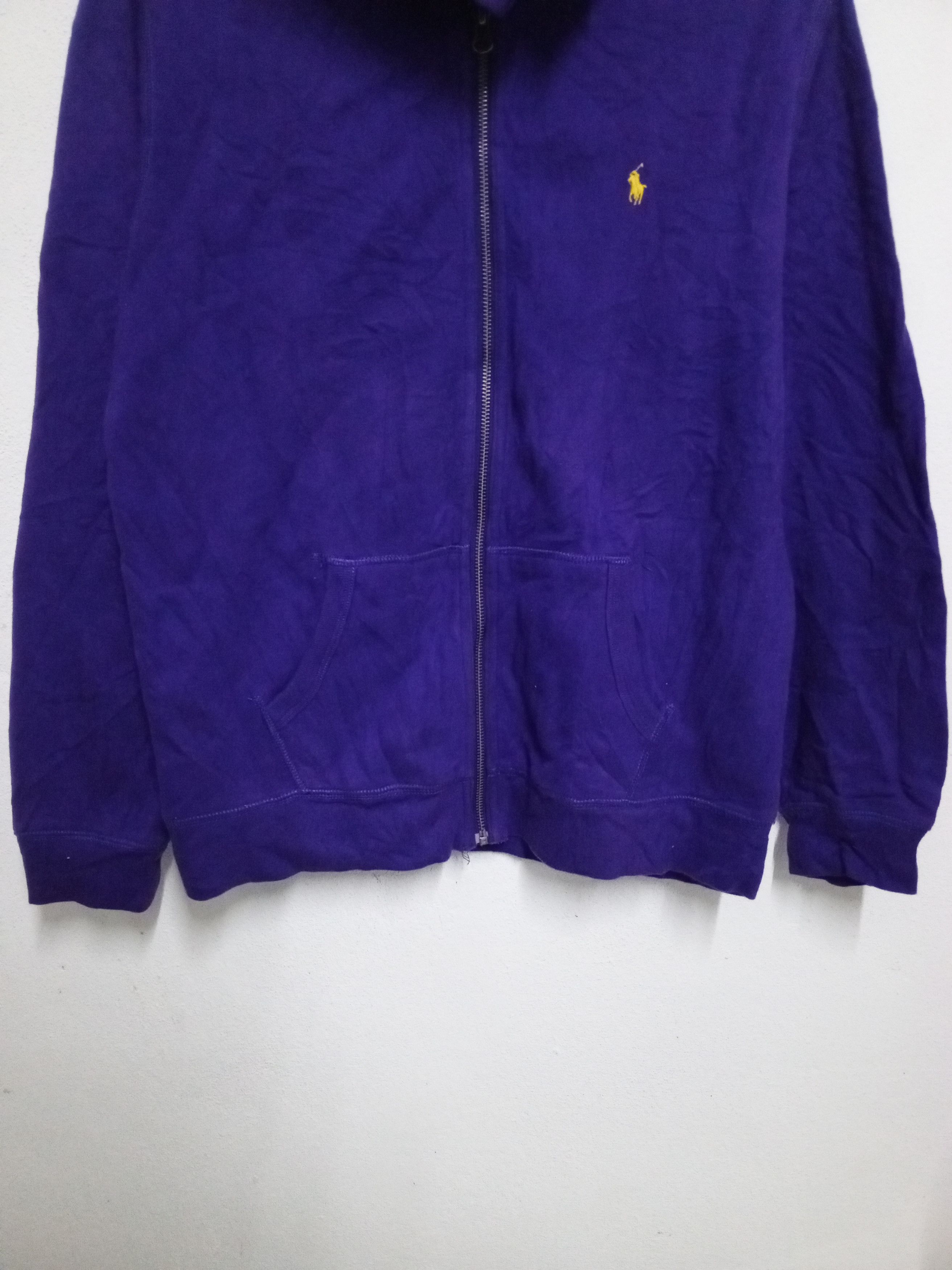 Polo Ralph Lauren Y2K POLO RALPH LAUREN HODDIES ZIPPER PONY YELLOW Size US L / EU 52-54 / 3 - 5 Thumbnail
