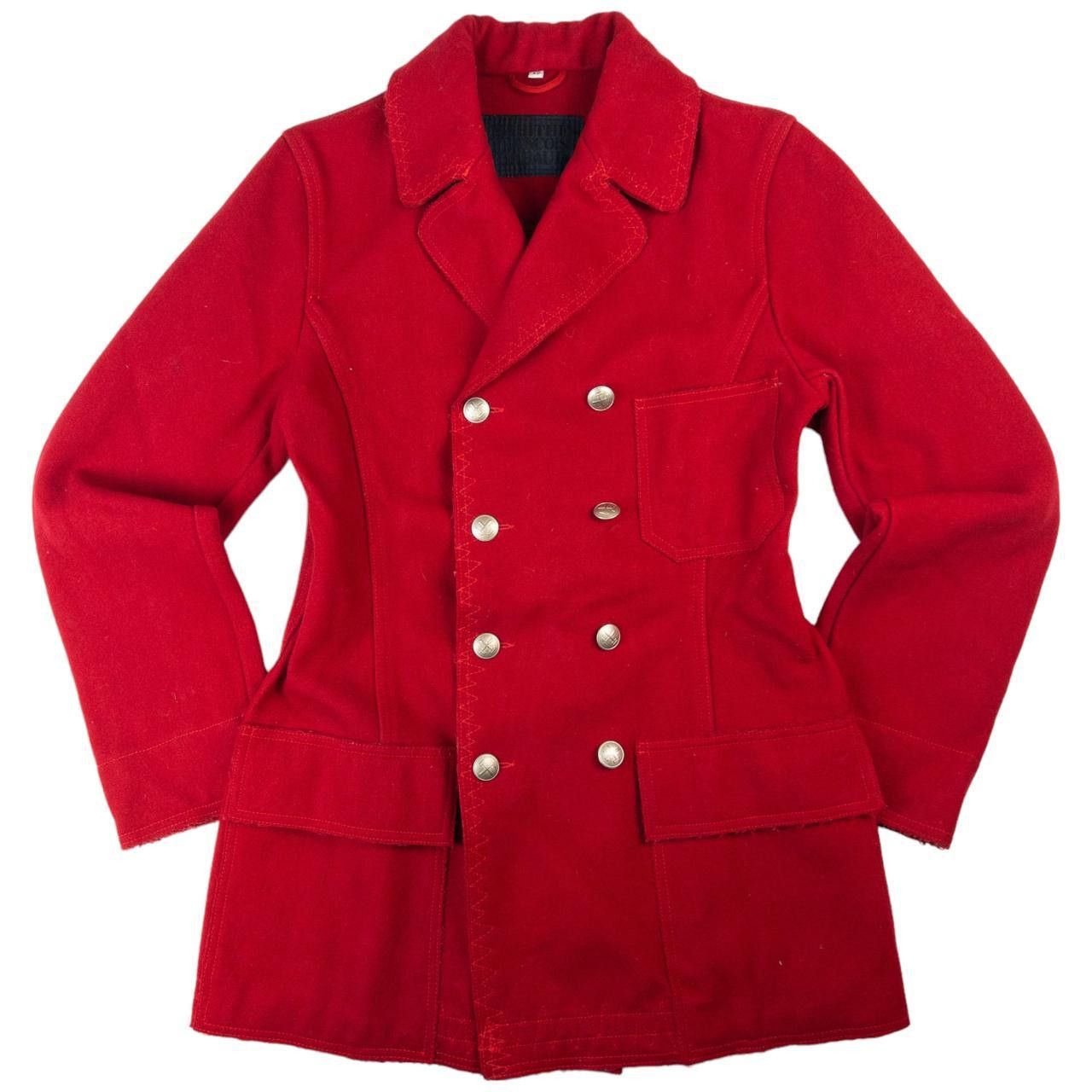 Marithe + Francois Girbaud Vintage Marithe Francois Girbaud Tailored Pea Coat Size S Size S / US 4 / IT 40 - 1 Thumbnail