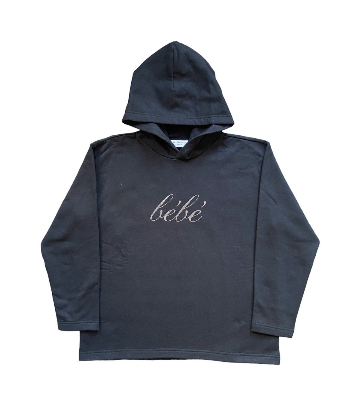 image of Balenciaga ‘Bebe’ Hoodie in Black, Men's (Size Small)