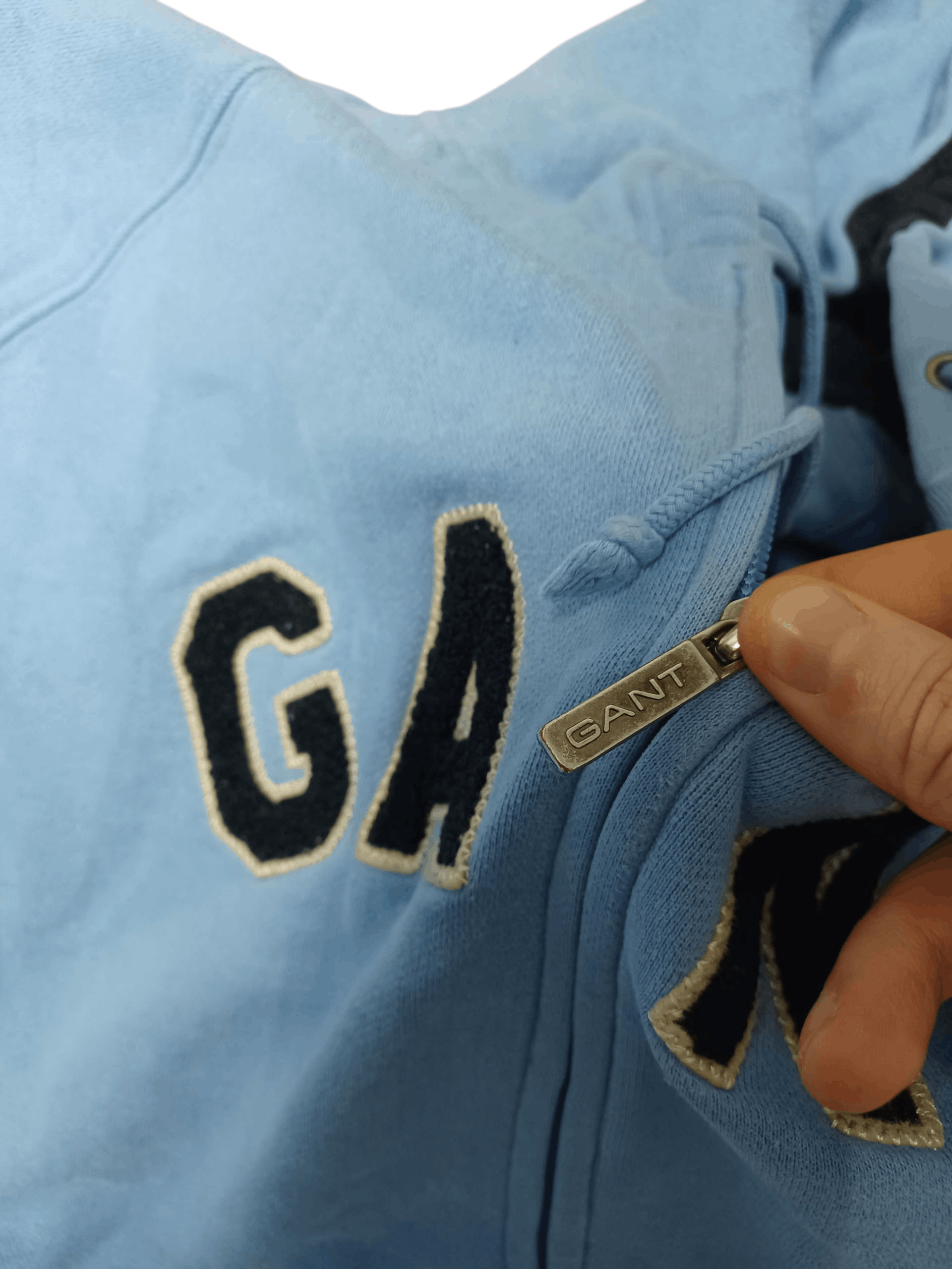 Gant GANT VINTAGE FIRE BIG LOGO EMBROIDERED ZIP HOODIE Size US XL / EU 56 / 4 - 5 Thumbnail